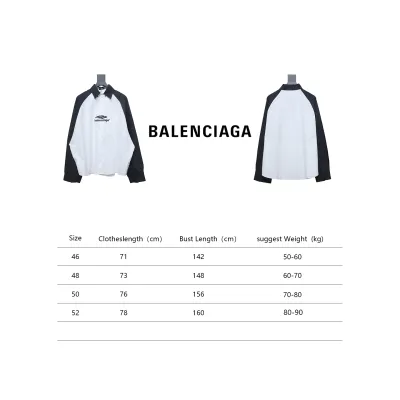 Balenciaga 24FW Black And White Panda 3B Embroidered Long Sleeve Shirt 02