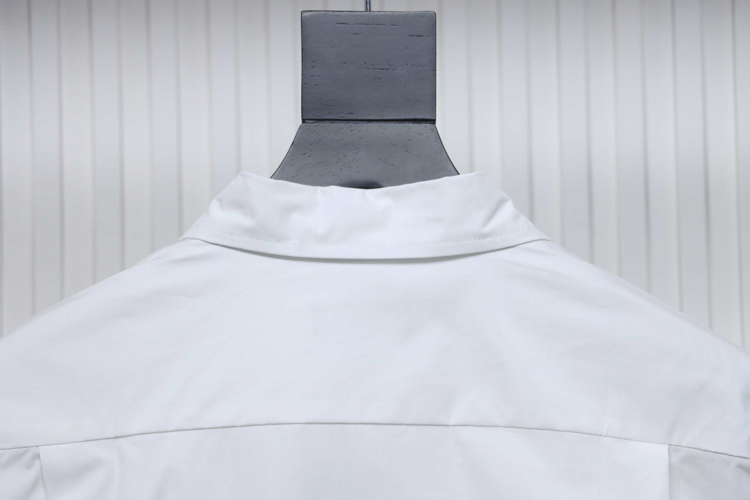 Balenciaga 24FW Classic Coke Embroidered Logo Long Sleeve Shirt White