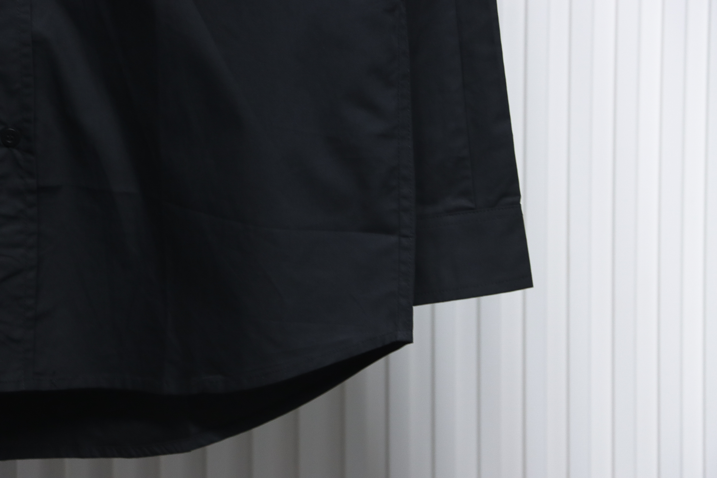 Balenciaga 24FW Historical Logo Printed Long Sleeve Shirt Black