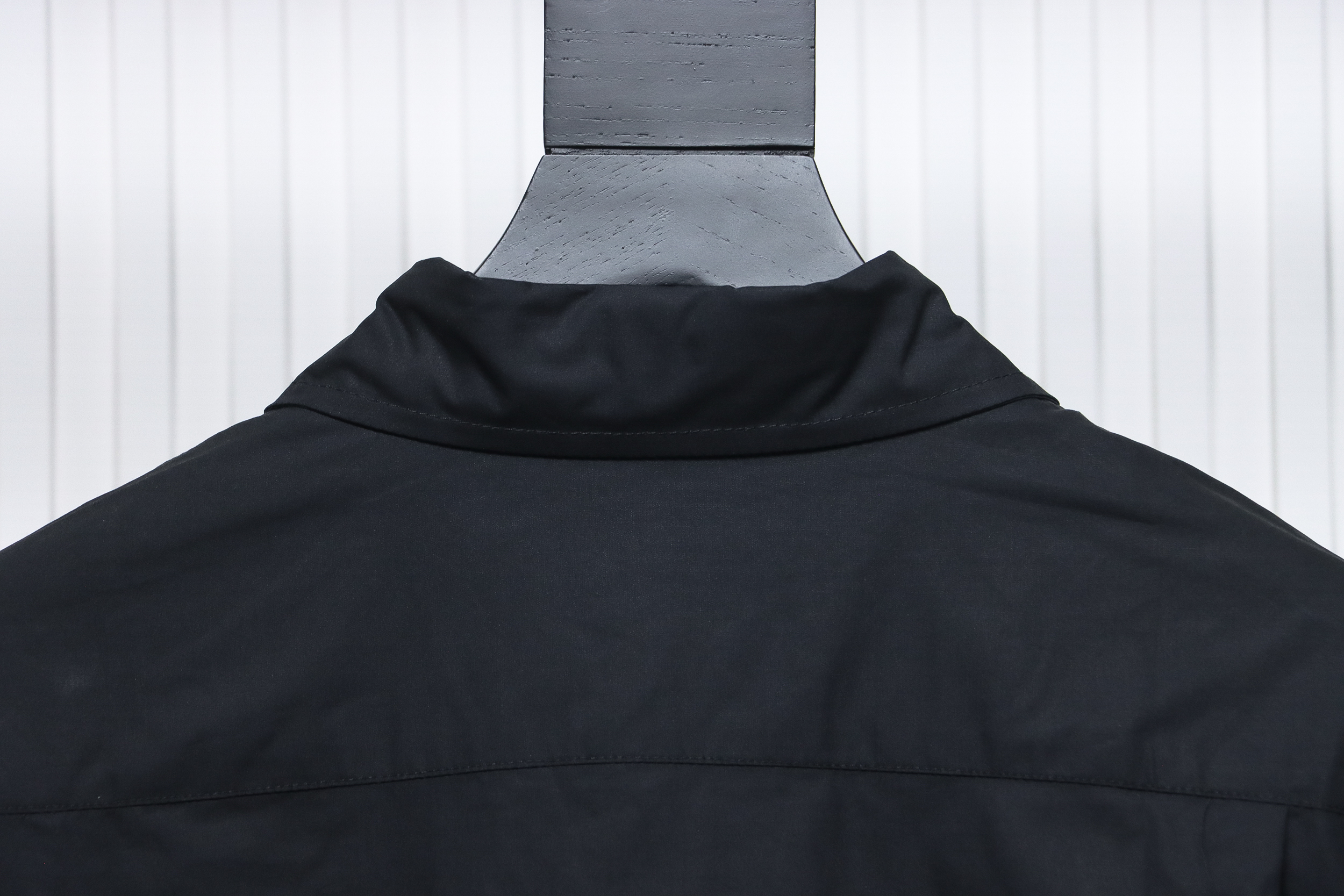 Balenciaga 24FW Historical Logo Printed Long Sleeve Shirt Black