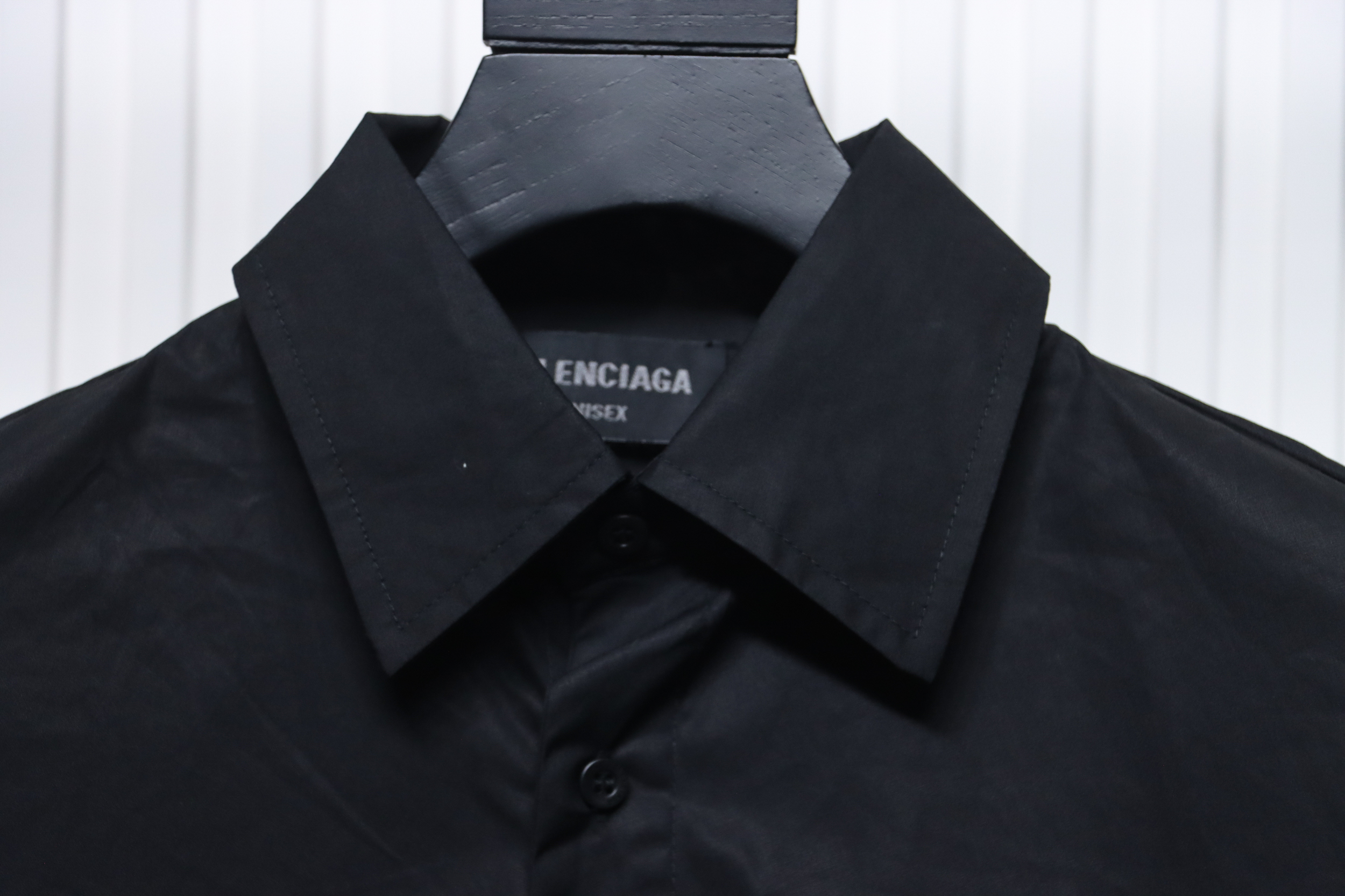 Balenciaga 24FW Hollow Flame Totem Print Long Sleeve Shirt