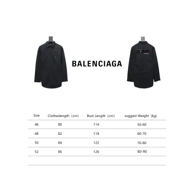 Balenciaga 24FW Lamination-Embroidered Coke Long-Sleeved Shirt 02
