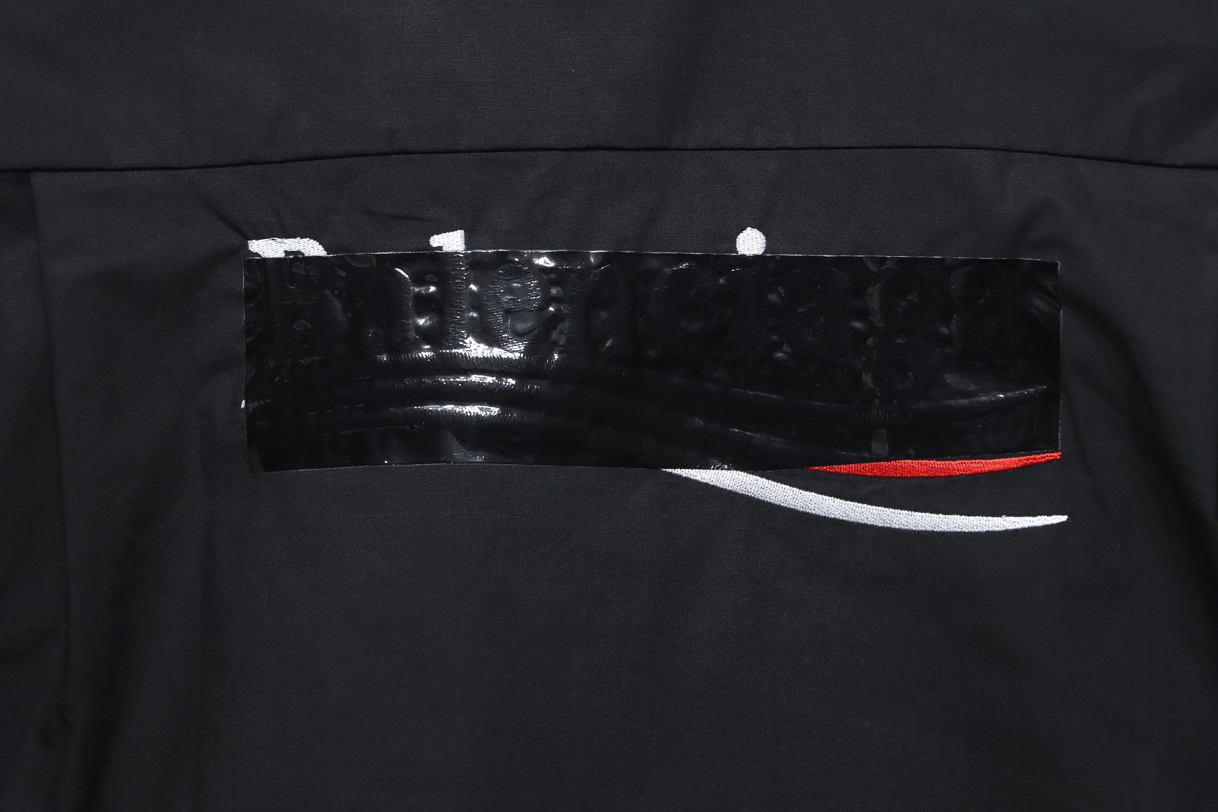 Balenciaga 24FW Lamination-Embroidered Coke Long-Sleeved Shirt