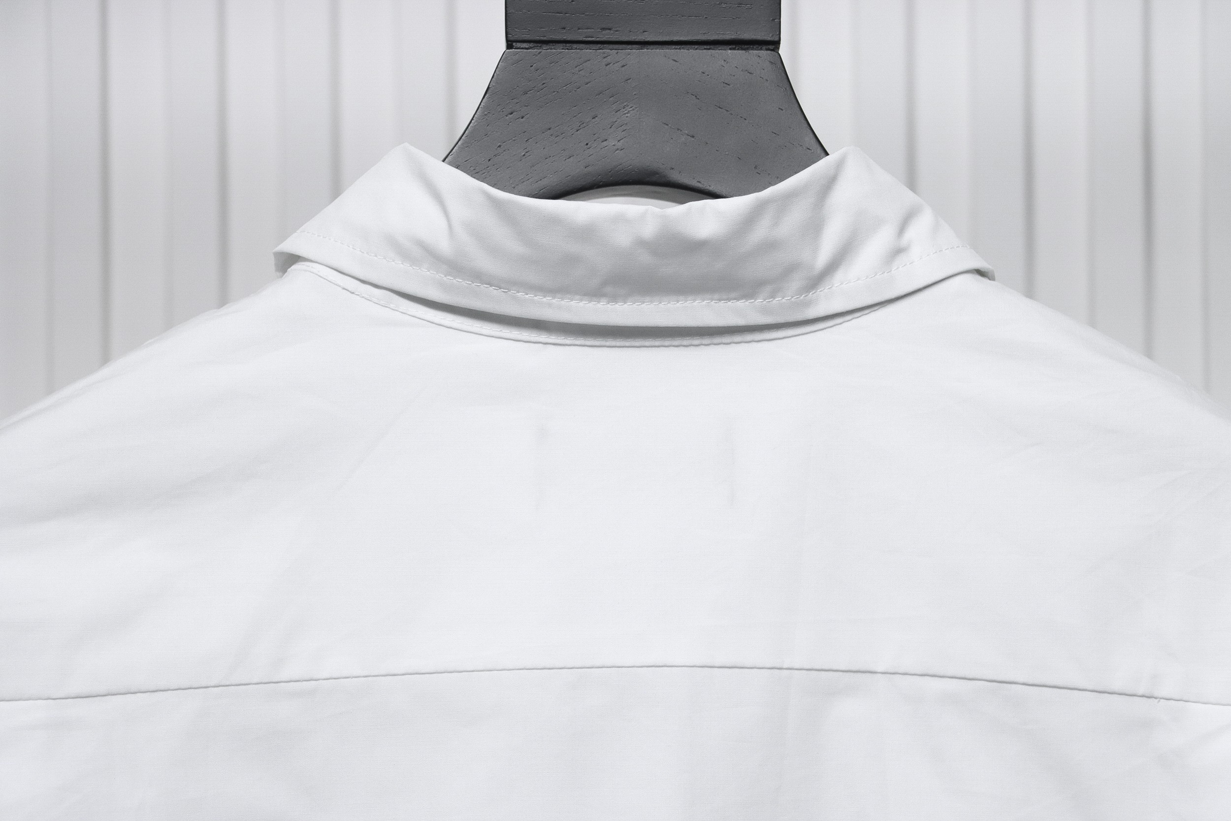 Balenciaga 24FW Red Phantom Print Long Sleeve Shirt White