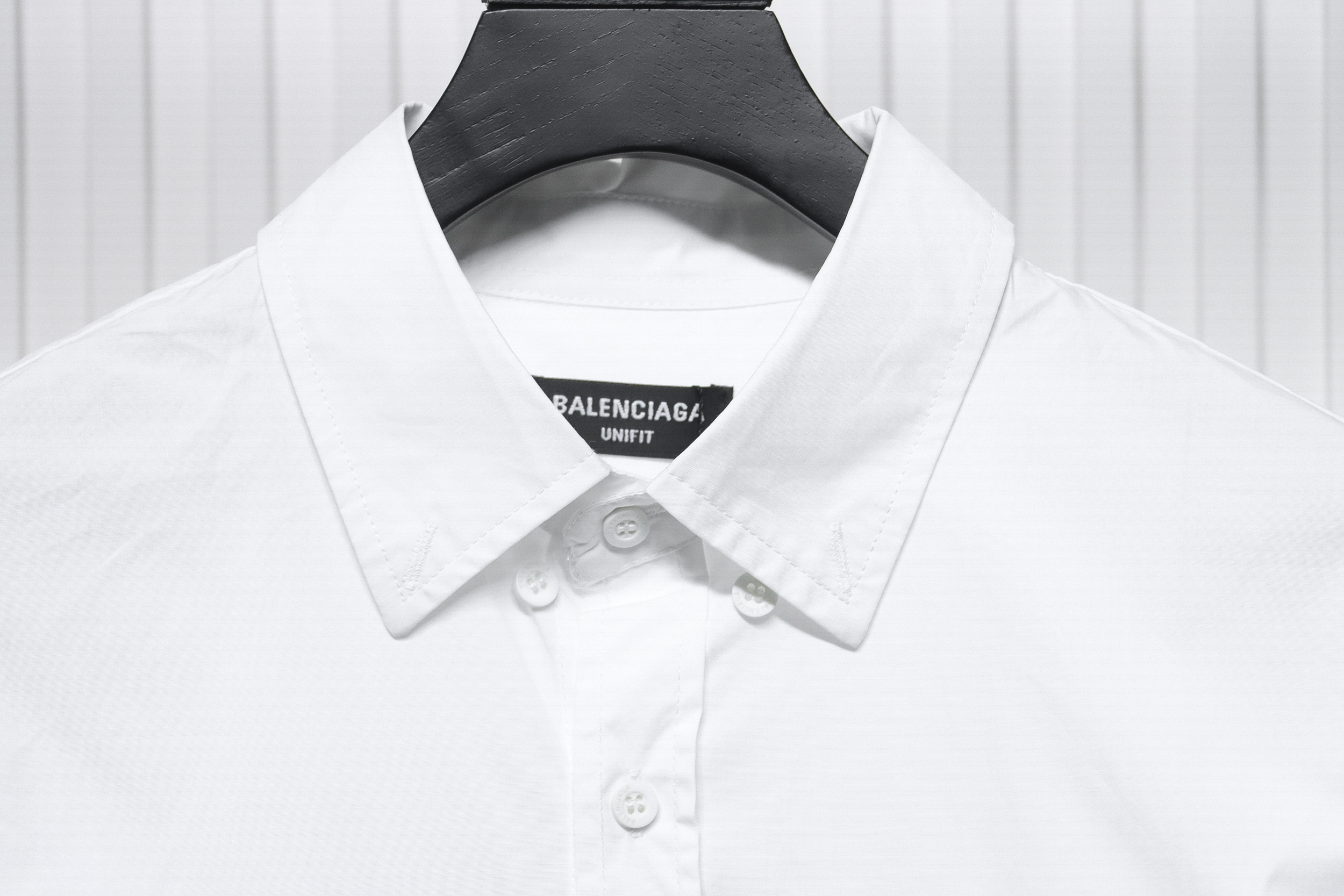 Balenciaga 24FW Red Phantom Print Long Sleeve Shirt White