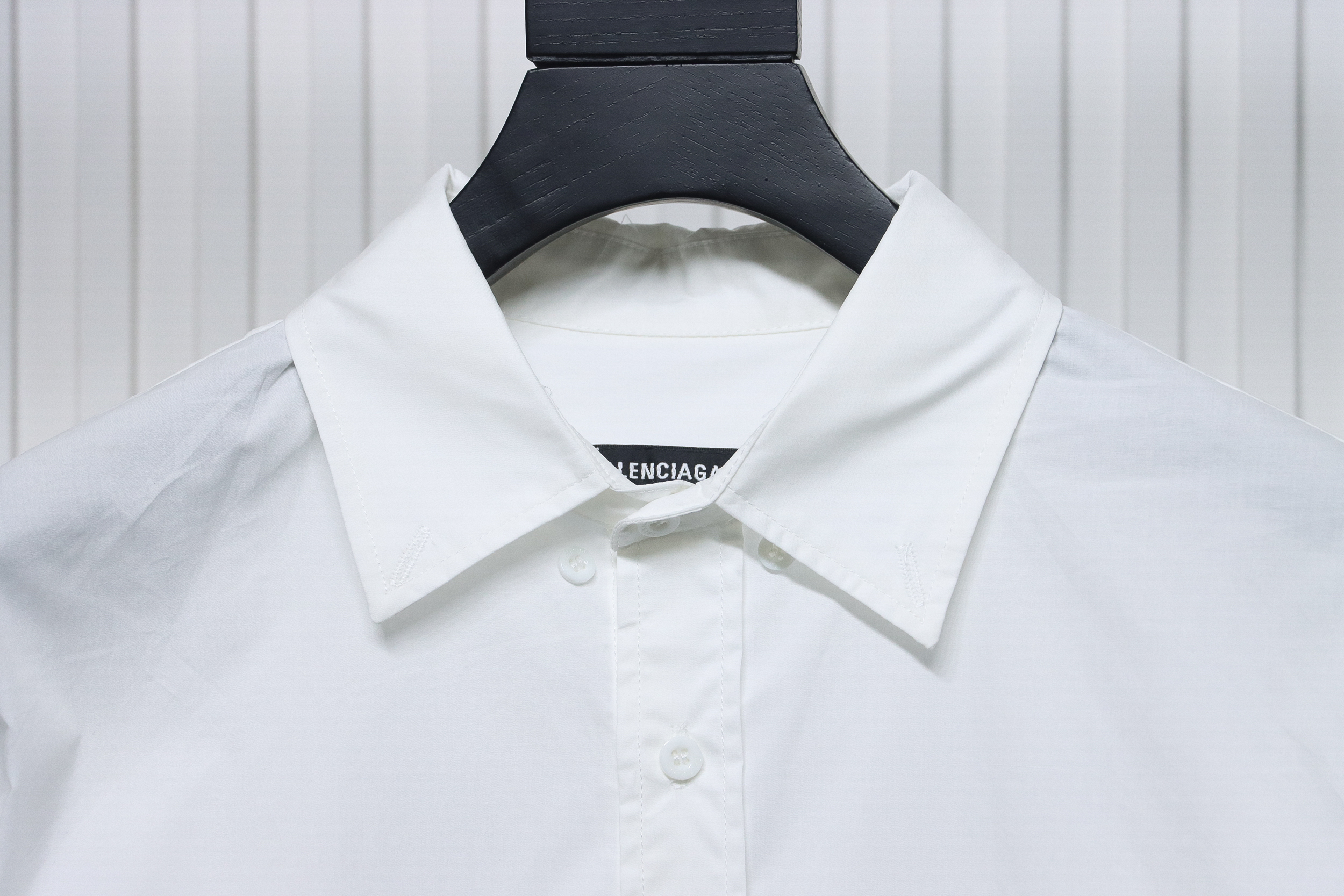 Balenciaga 24FW Seven Languages Print Long Sleeve Shirt