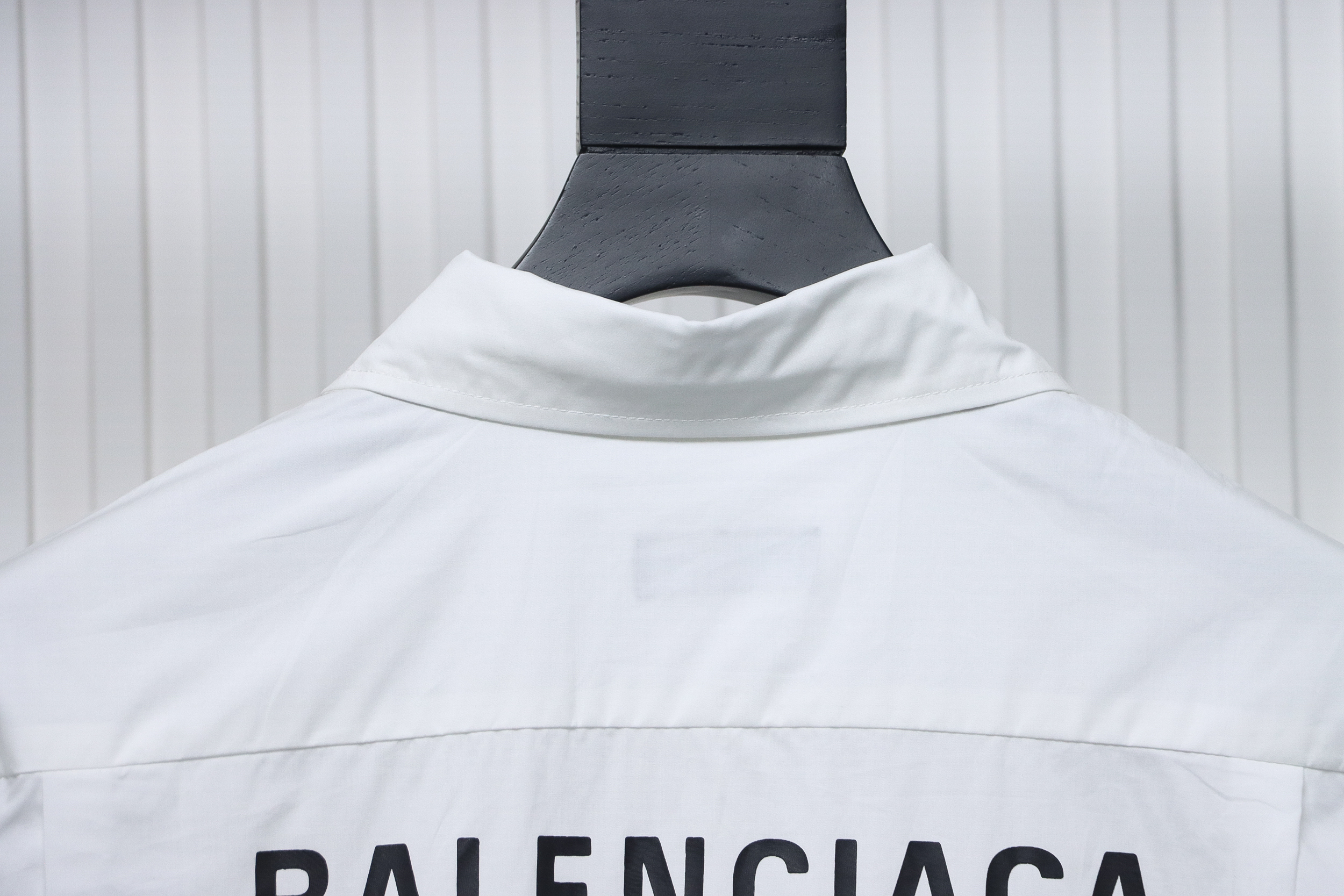 Balenciaga 24FW Seven Languages Print Long Sleeve Shirt