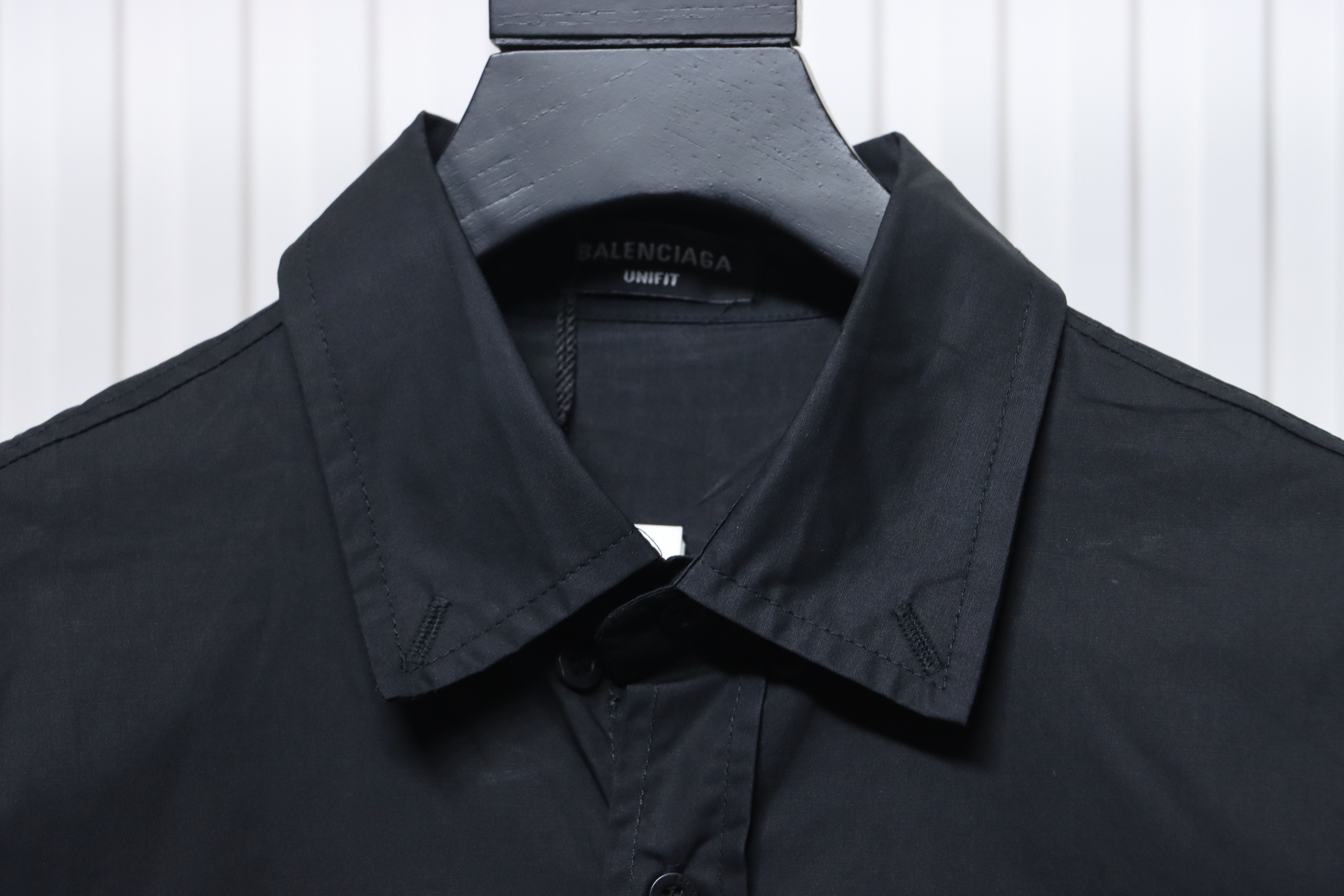 Balenciaga 24FW Yellow Tape Print Long Sleeve Shirt