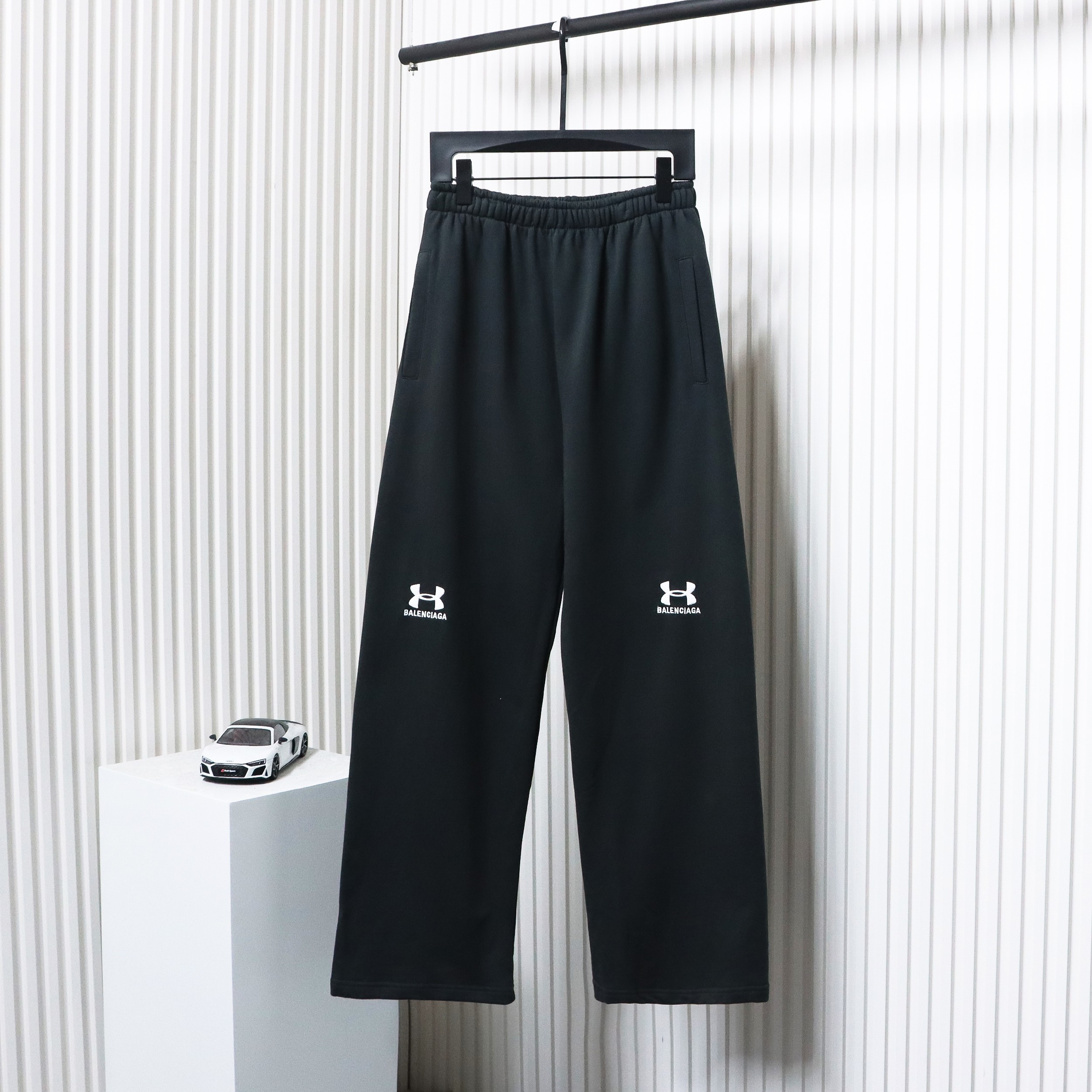 Balenciaga 24S Logo Embroidered Under Armour Trousers