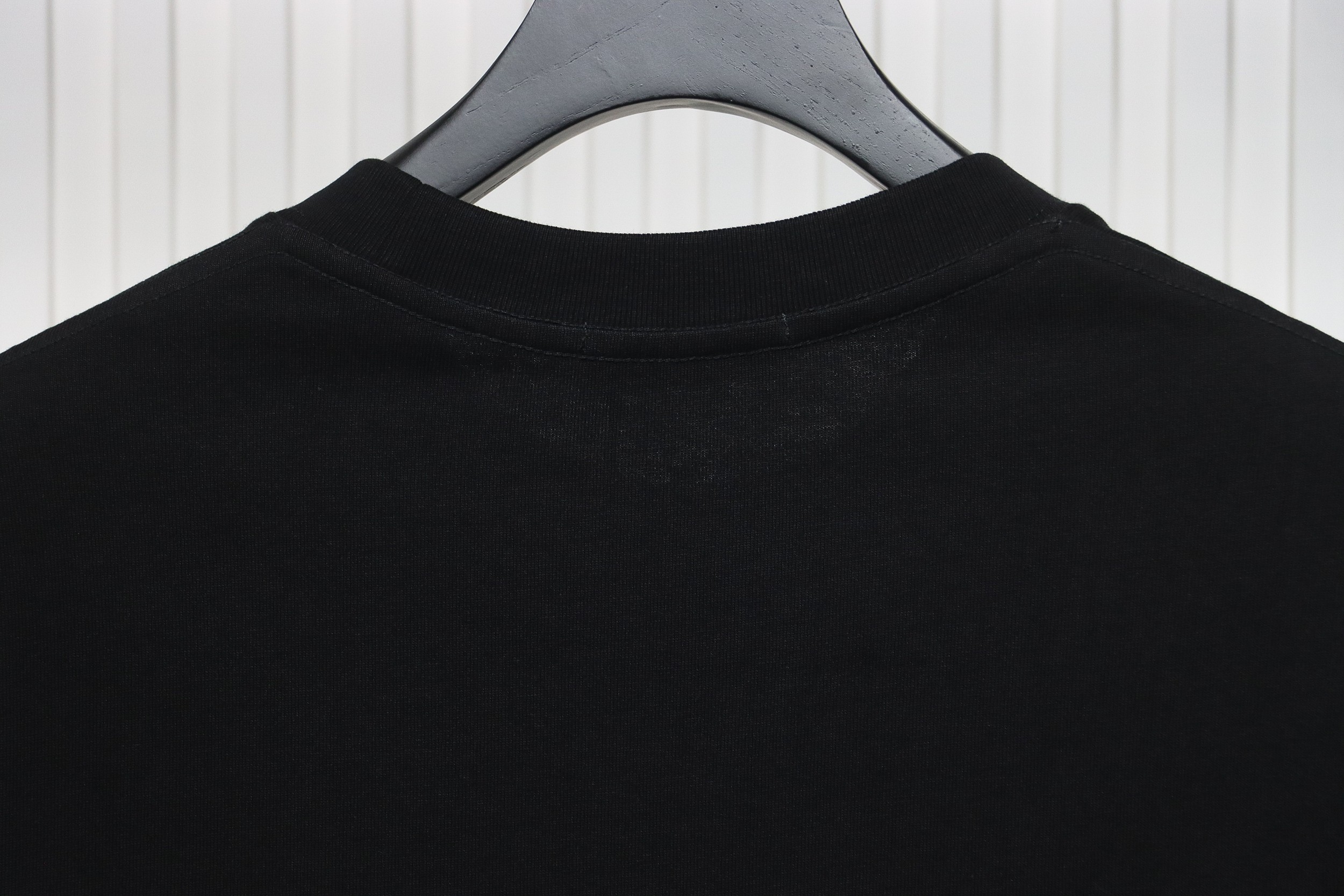 Balenciaga 24ss 3D Letter Print Short Sleeves Black