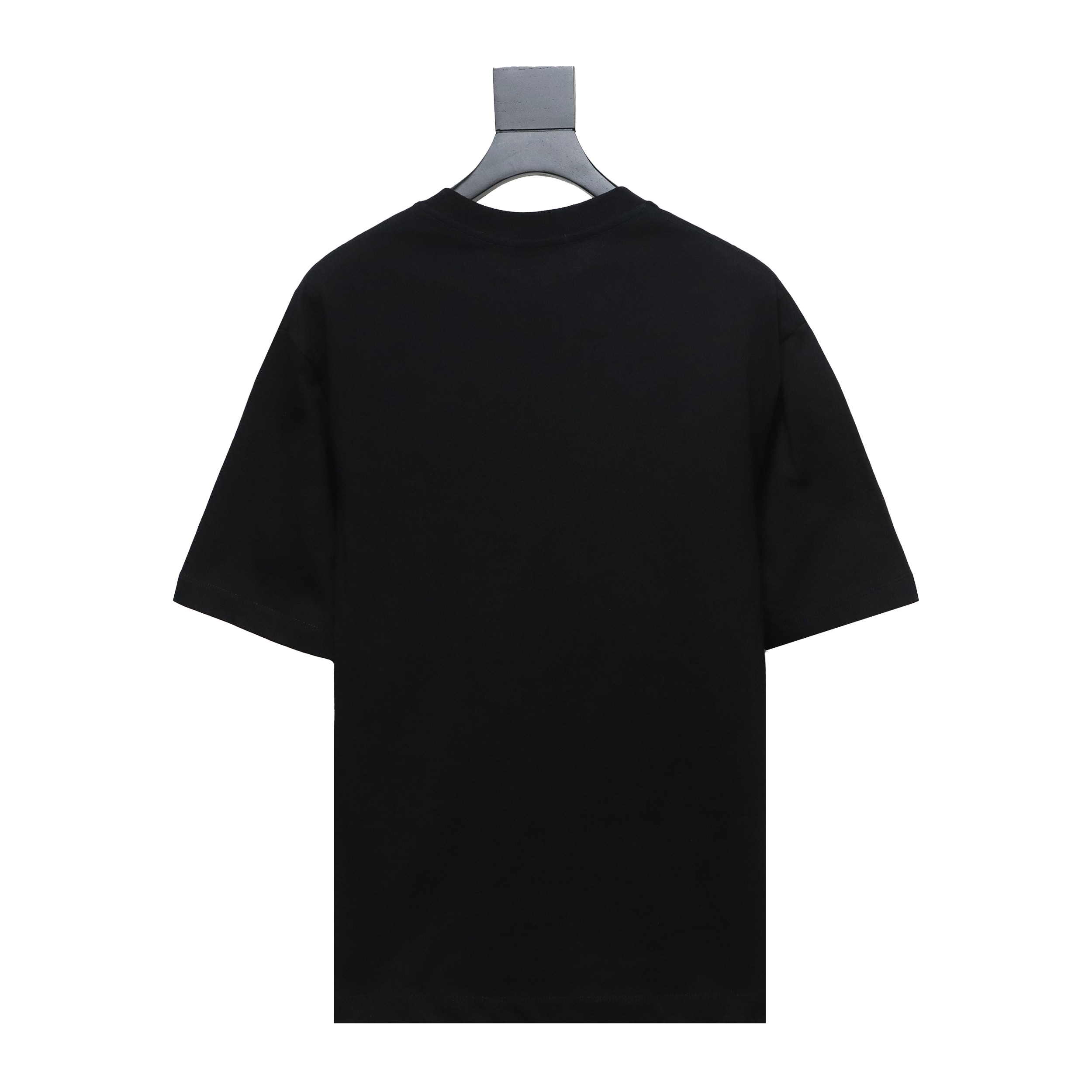 Balenciaga 24ss 3D Letter Print Short Sleeves Black