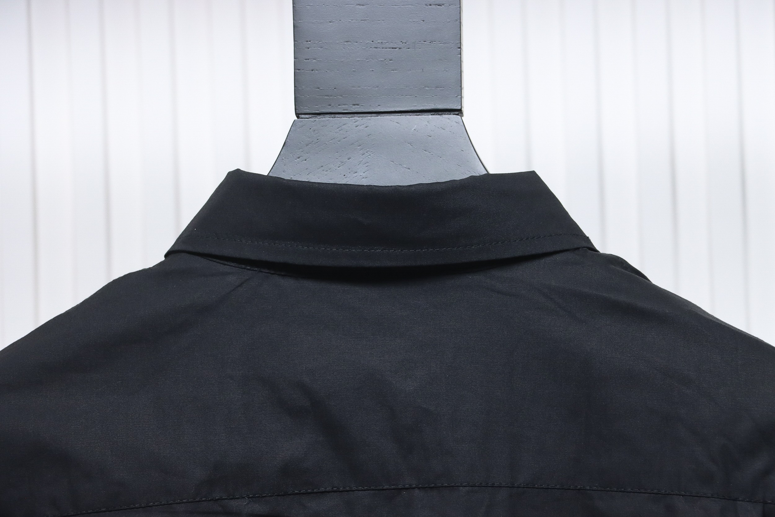 Balenciaga 24ss Back Lettering Print Shirt Black