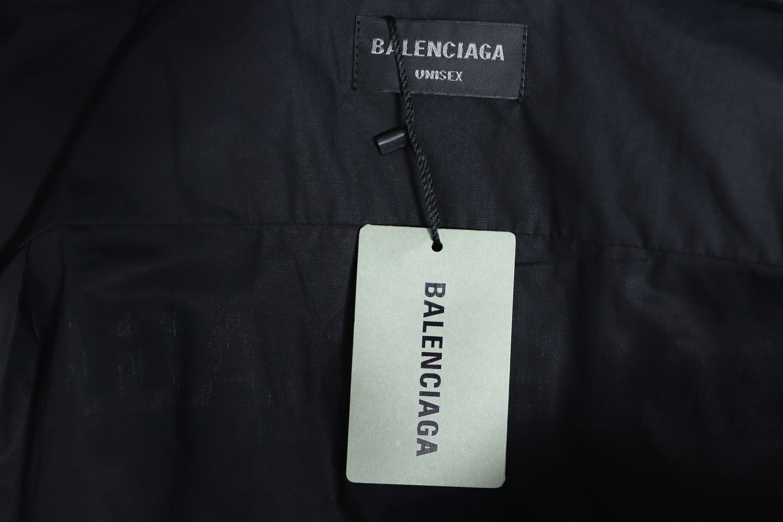 Balenciaga 24ss Back Lettering Print Shirt Black