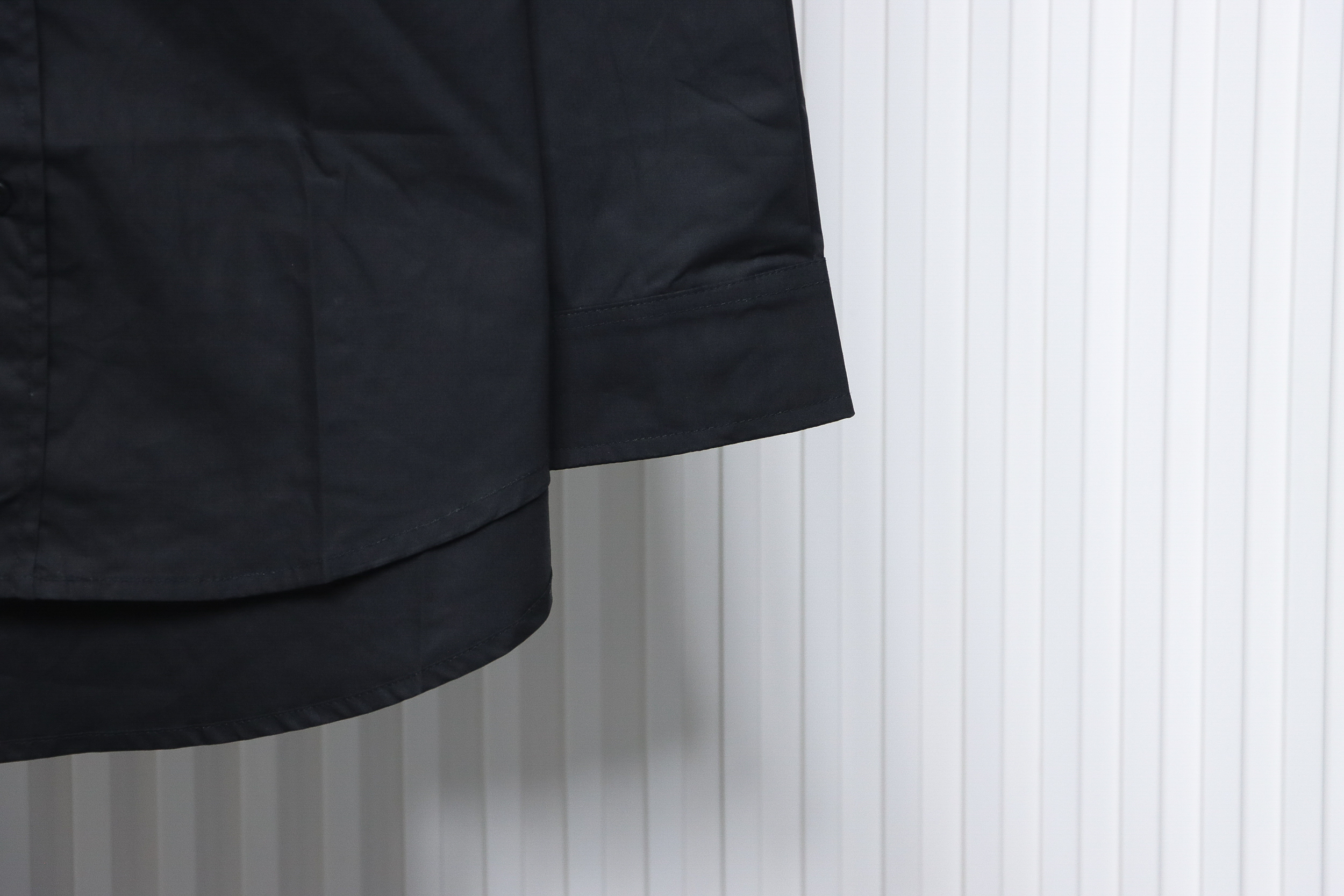 Balenciaga 24ss Back Lettering Print Shirt Black