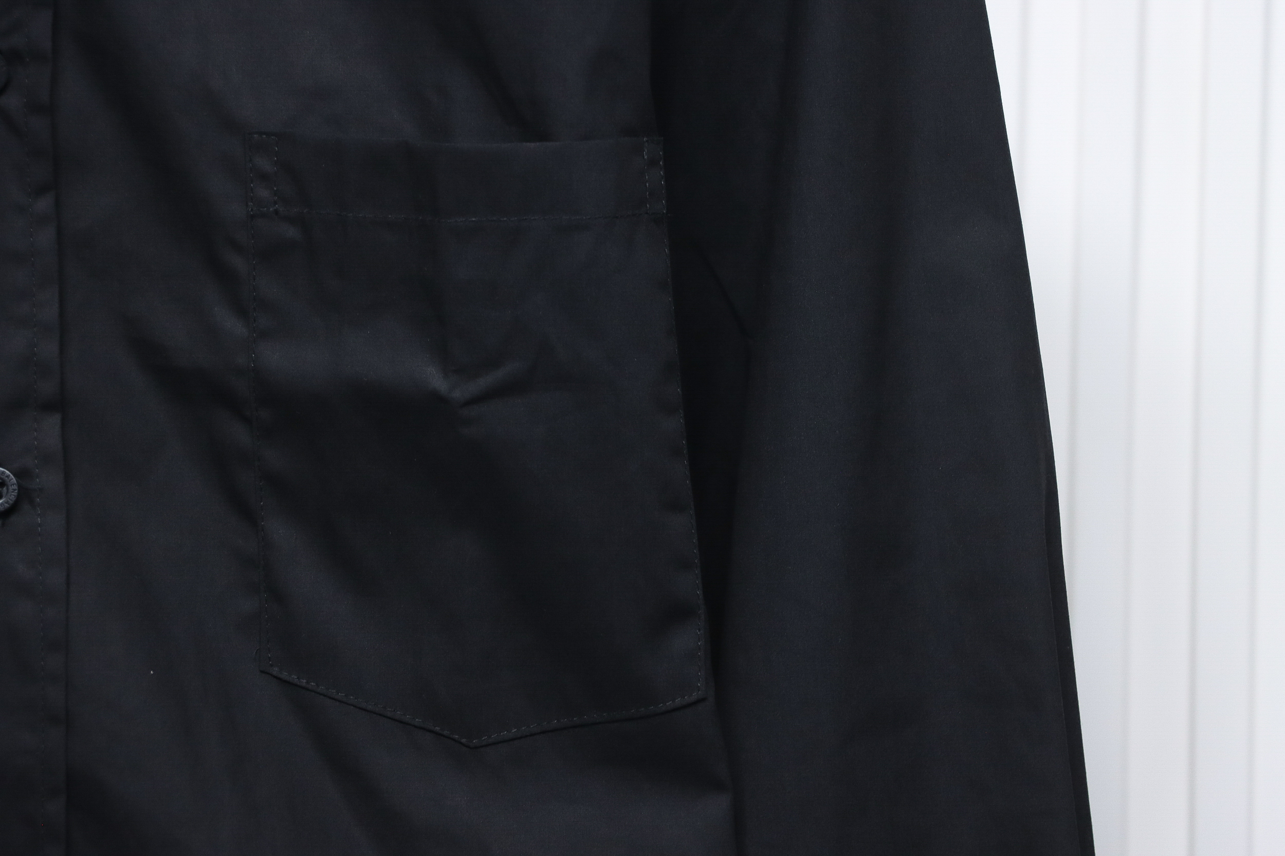 Balenciaga 24ss Back Lettering Print Shirt Black