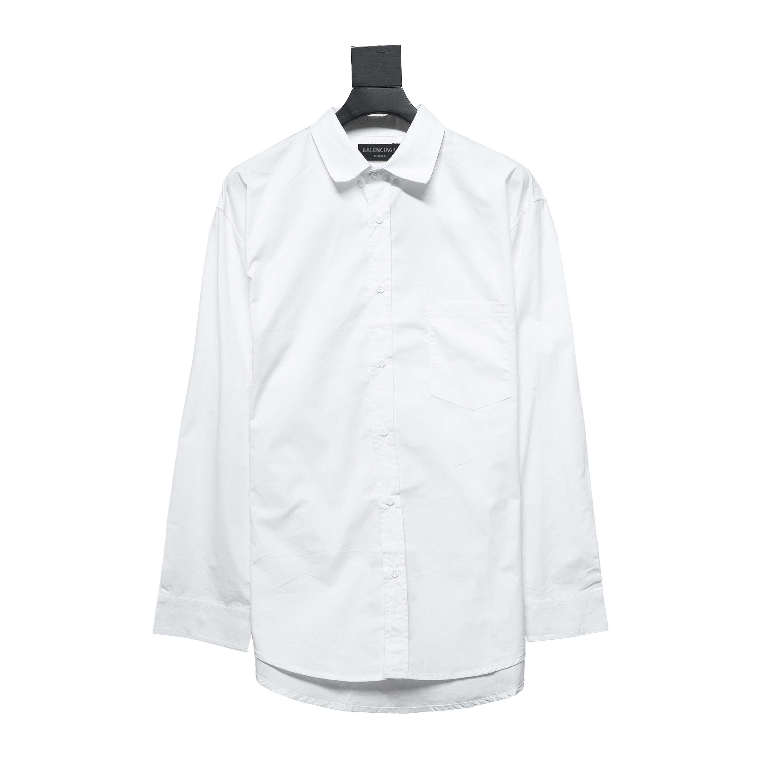 Balenciaga 24ss Back Lettering Print Shirt White