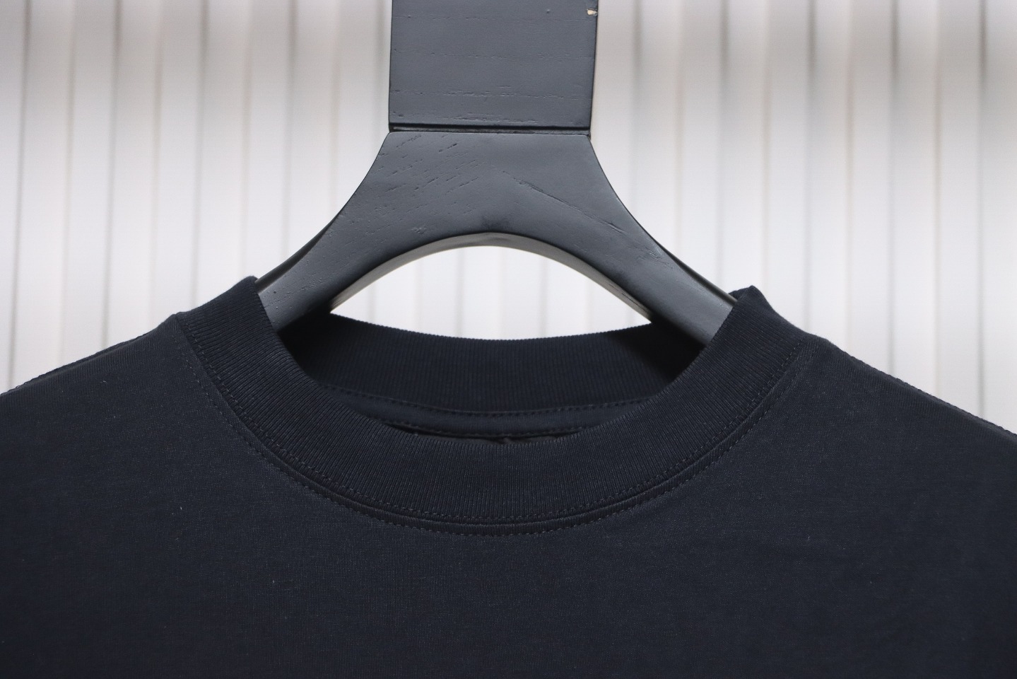 Balenciaga 24SS Beach Painting Night Scene Print Long Sleeve T-shirt Black