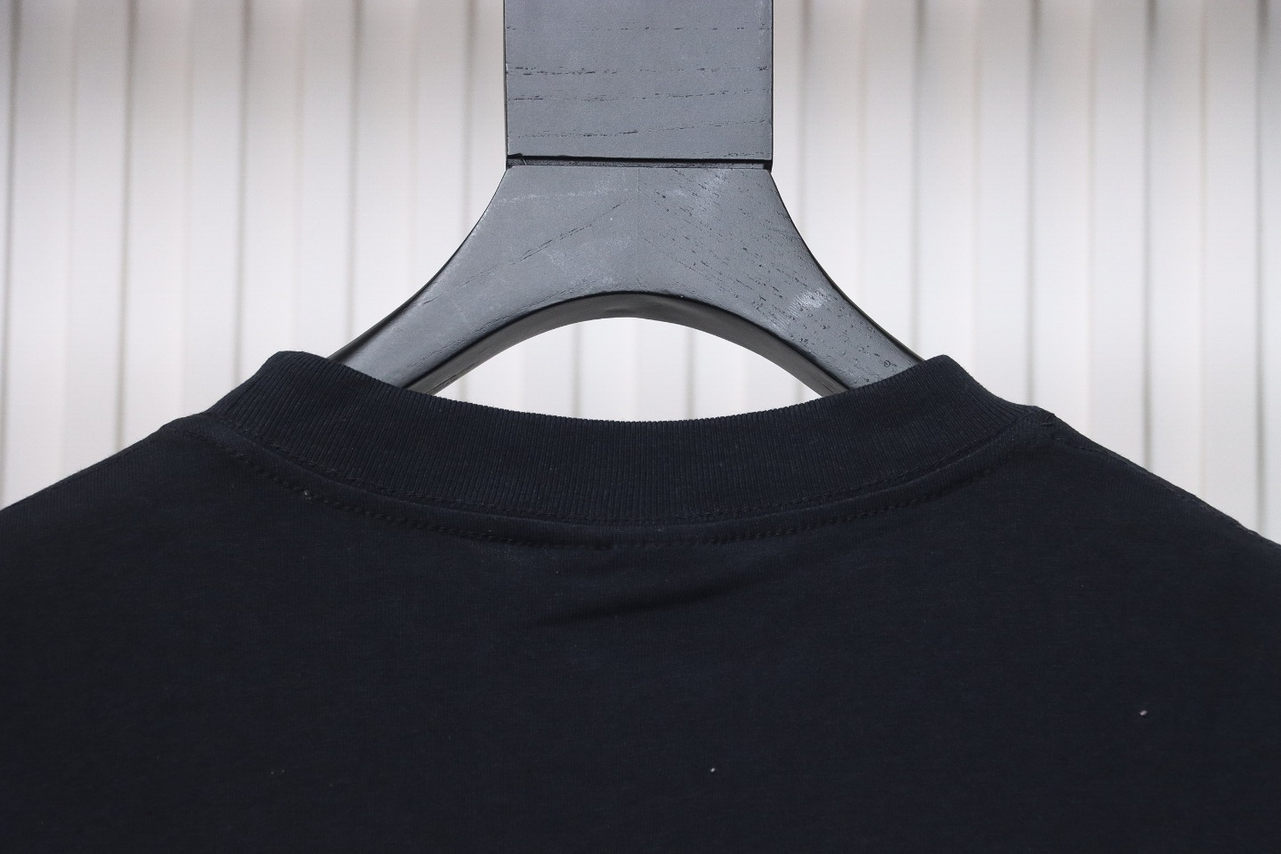 Balenciaga 24SS Beach Painting Night Scene Print Long Sleeve T-shirt Black