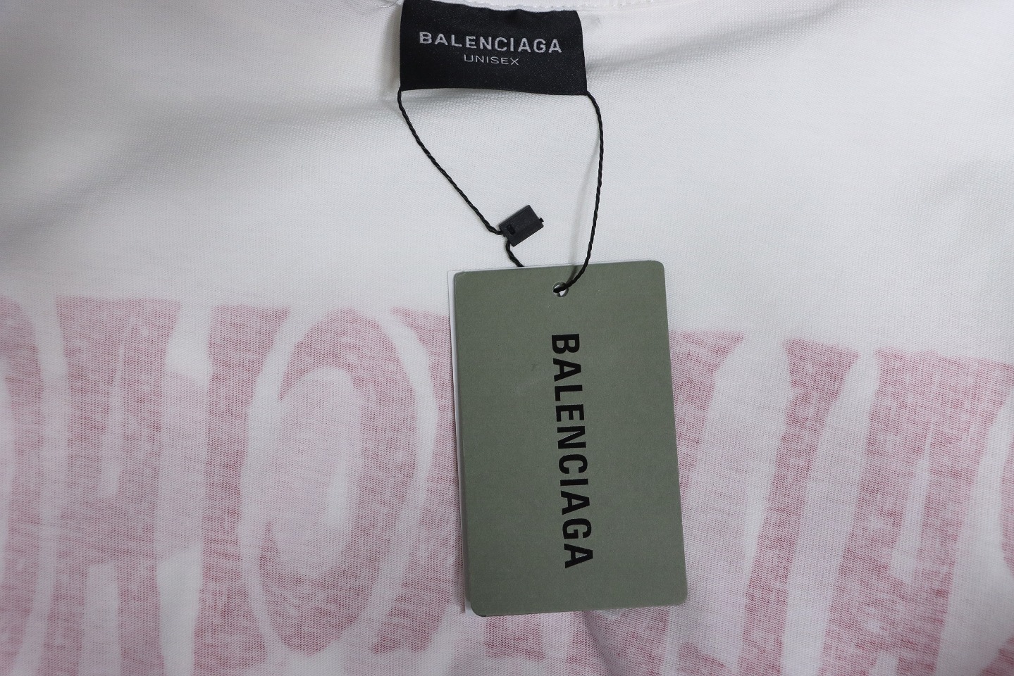 Balenciaga 24SS Beach Painting Night Scene Print Long Sleeve T-shirt White