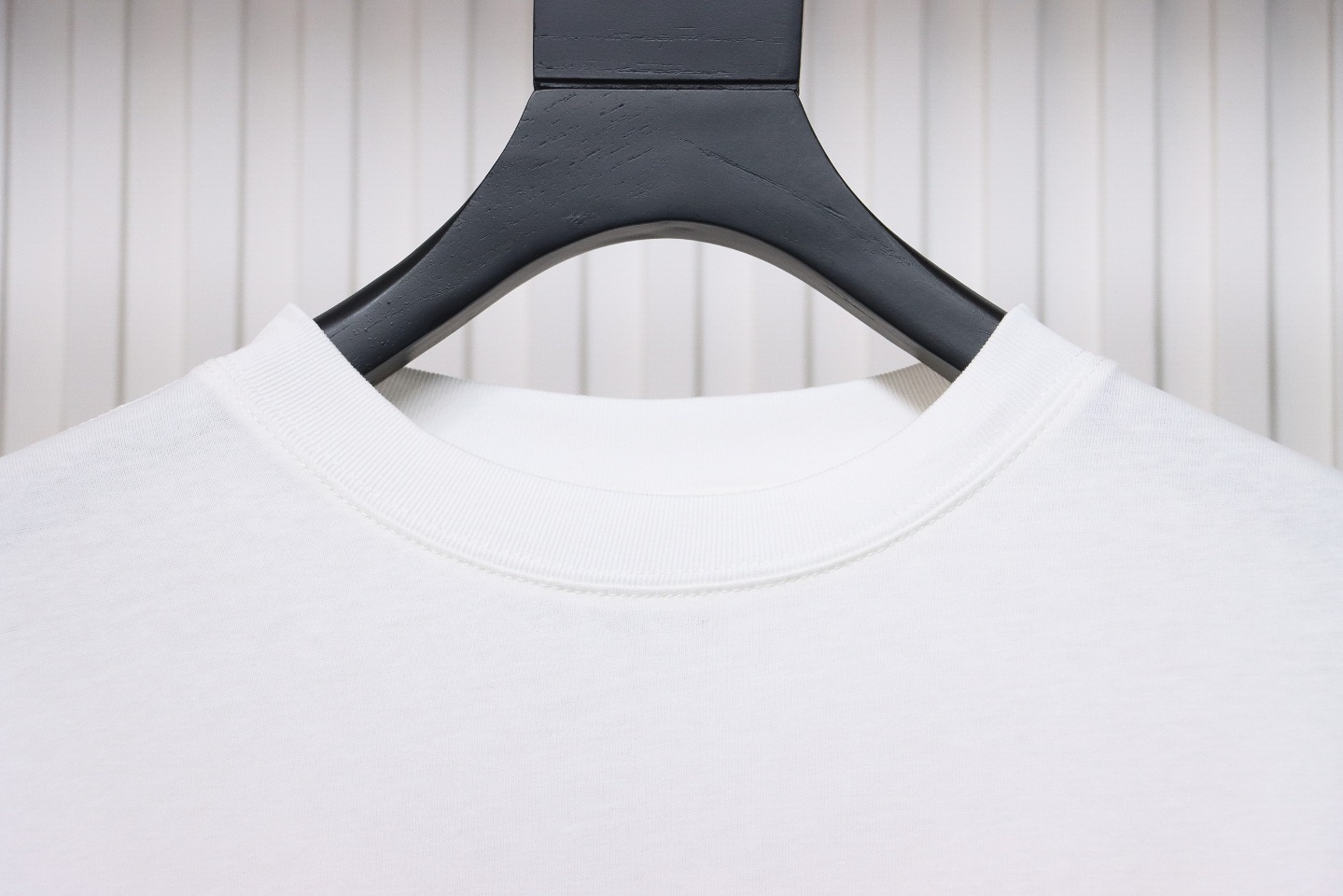 Balenciaga 24SS Beach Painting Night Scene Print Long Sleeve T-shirt White