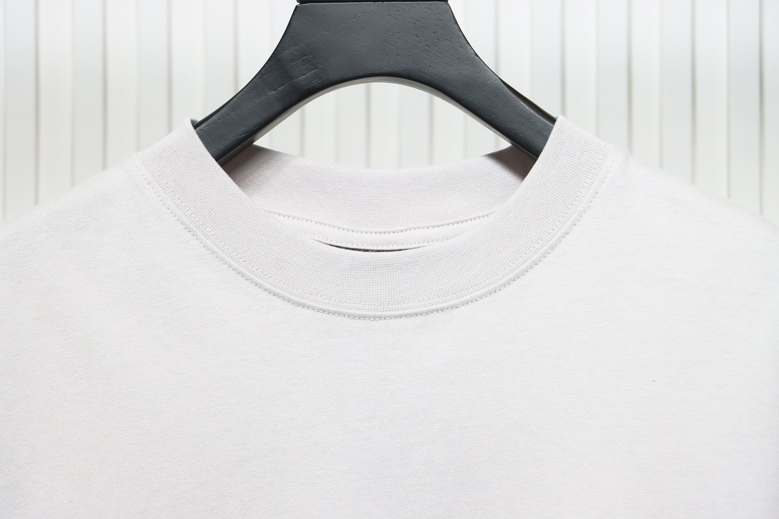 Balenciaga 24ss Blurred Letters Distressed Print Washed Short Sleeves