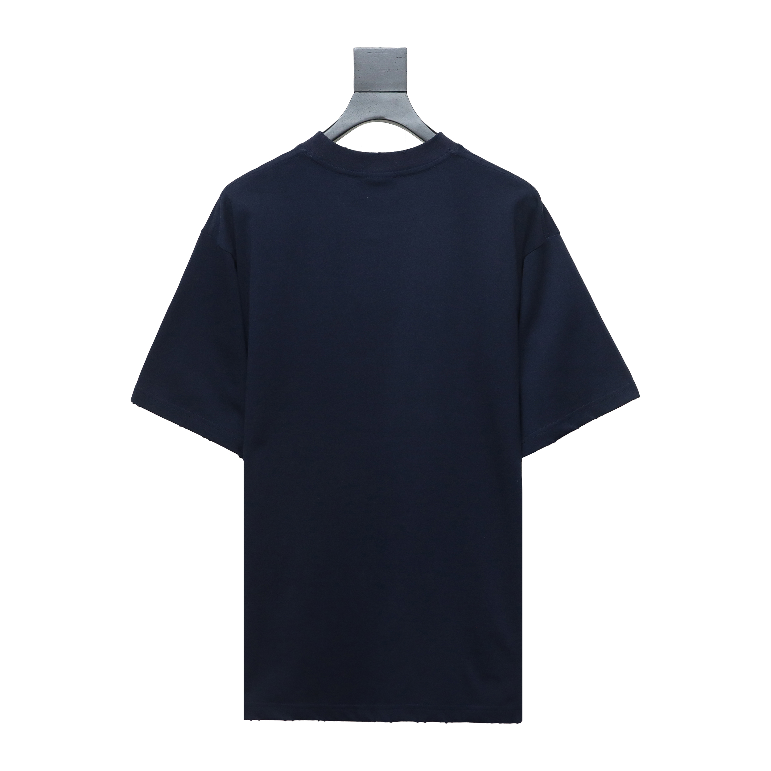 Balenciaga 24ss Cracked Letter Print Short Sleeves