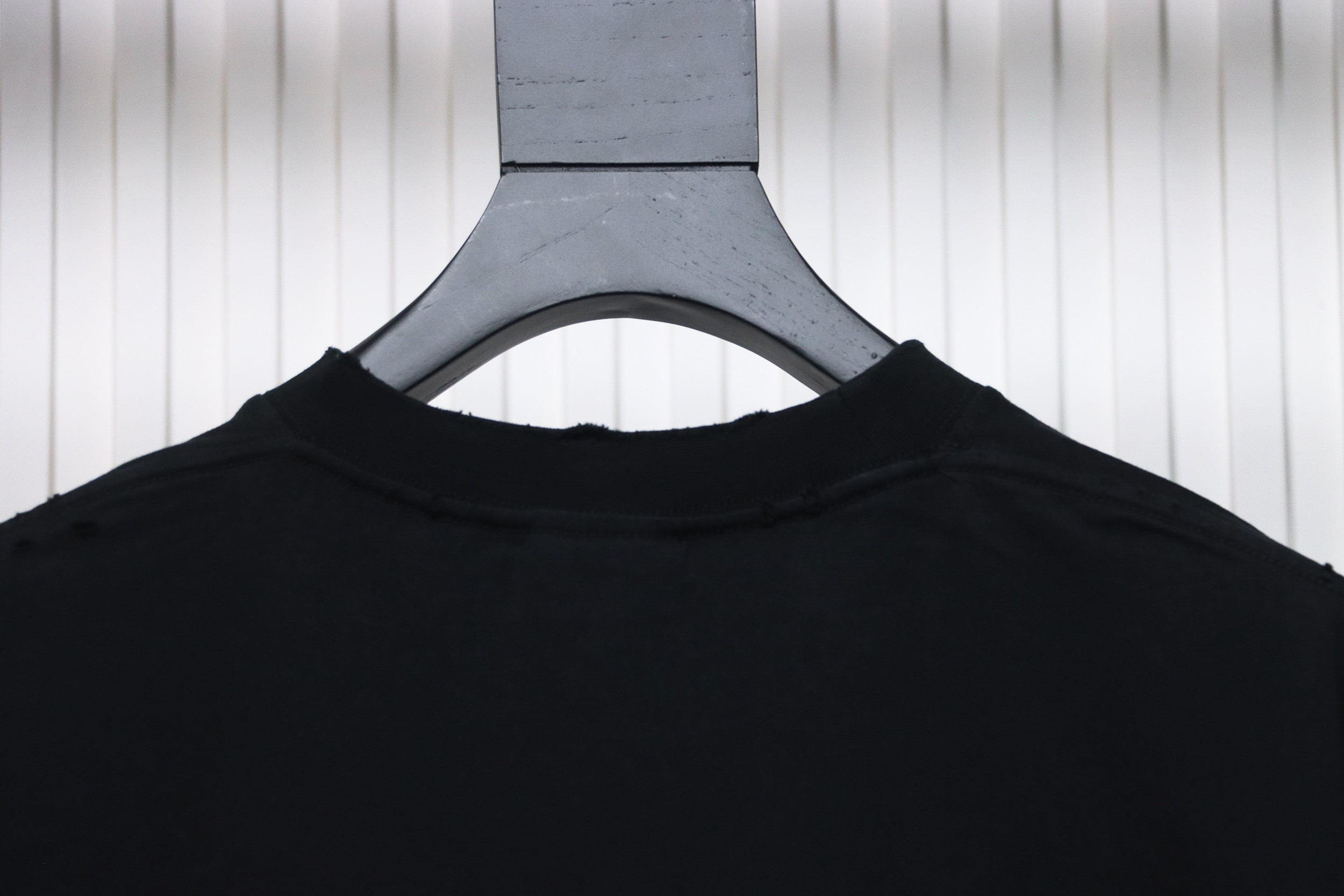 Balenciaga 24ss Cracked Reverse Letter Print Short Sleeves