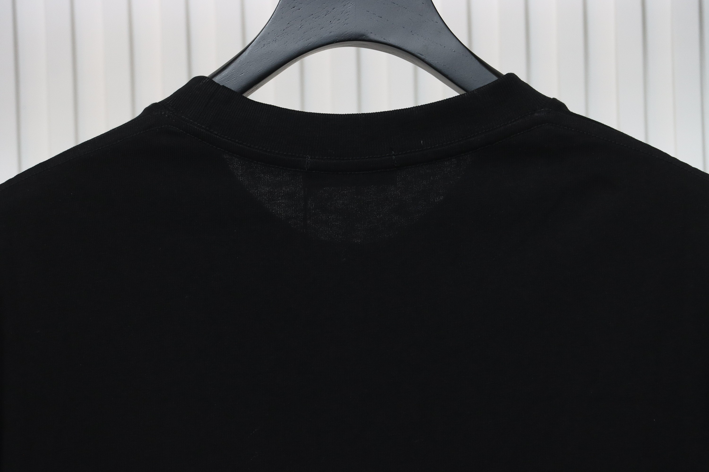 Balenciaga 24ss Letter Logo Print Short Sleeves Black