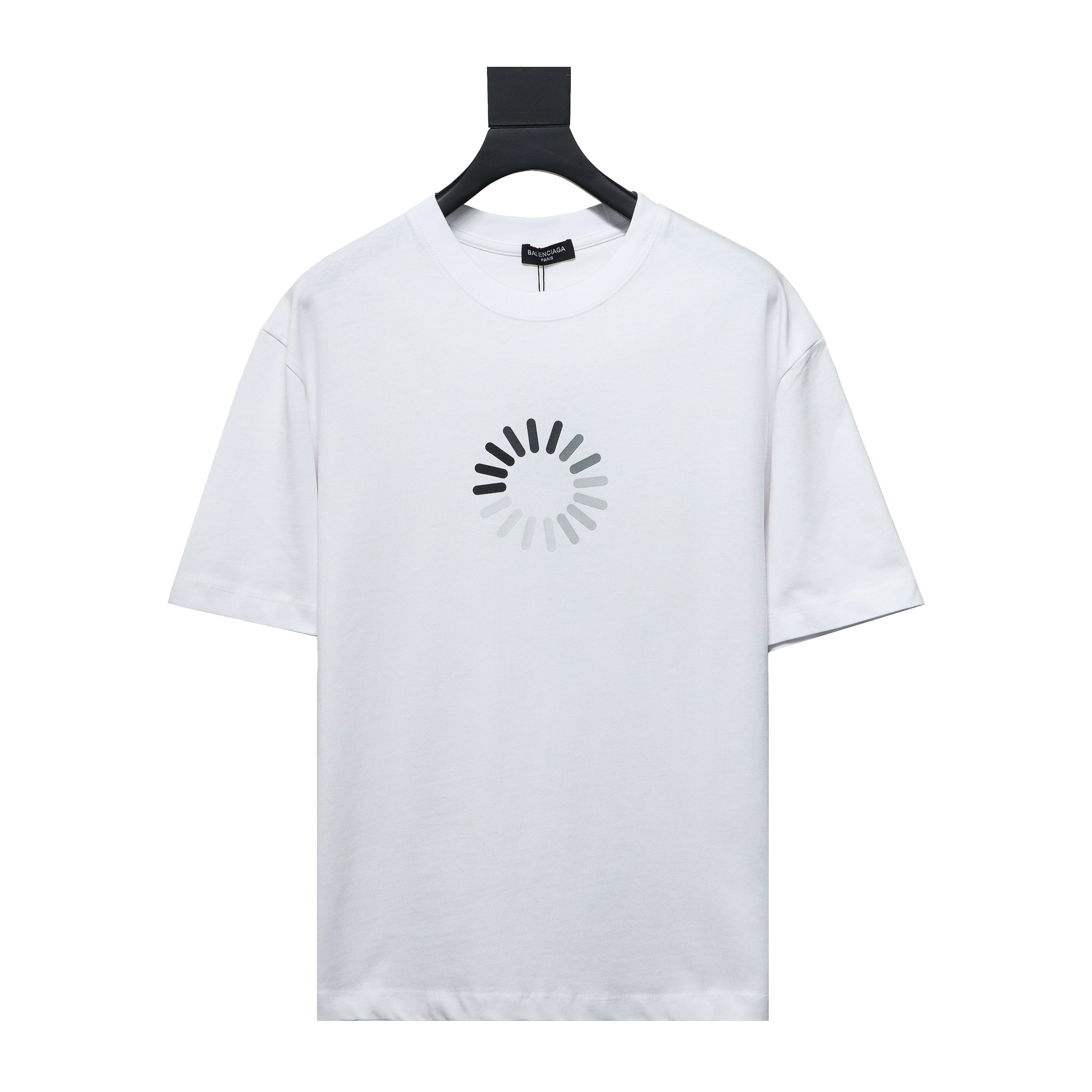 Balenciaga 24ss Network Loading 404 Printed Short Sleeves White