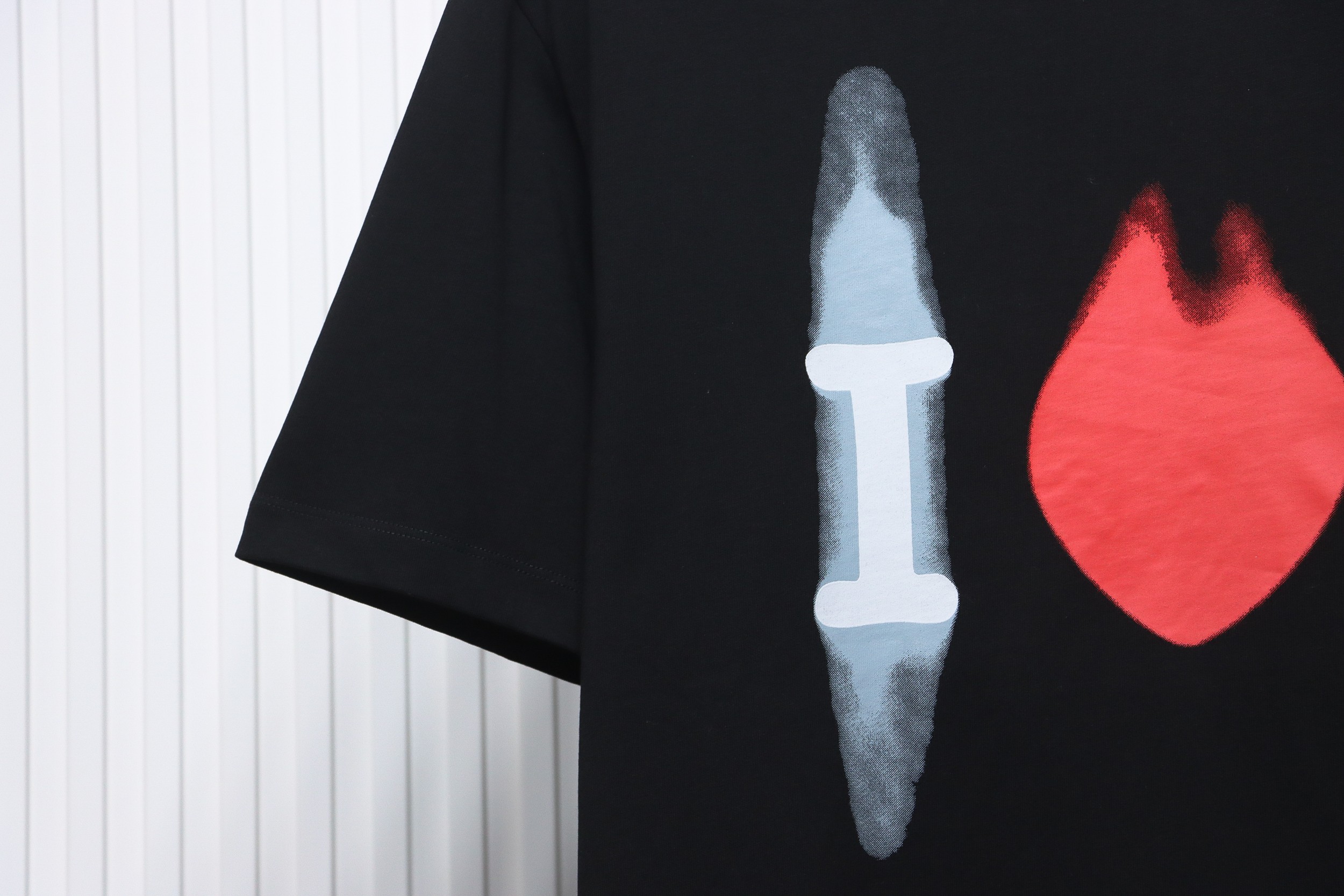 Balenciaga 24ss Valentine's Day Series Heart Print Short Sleeves