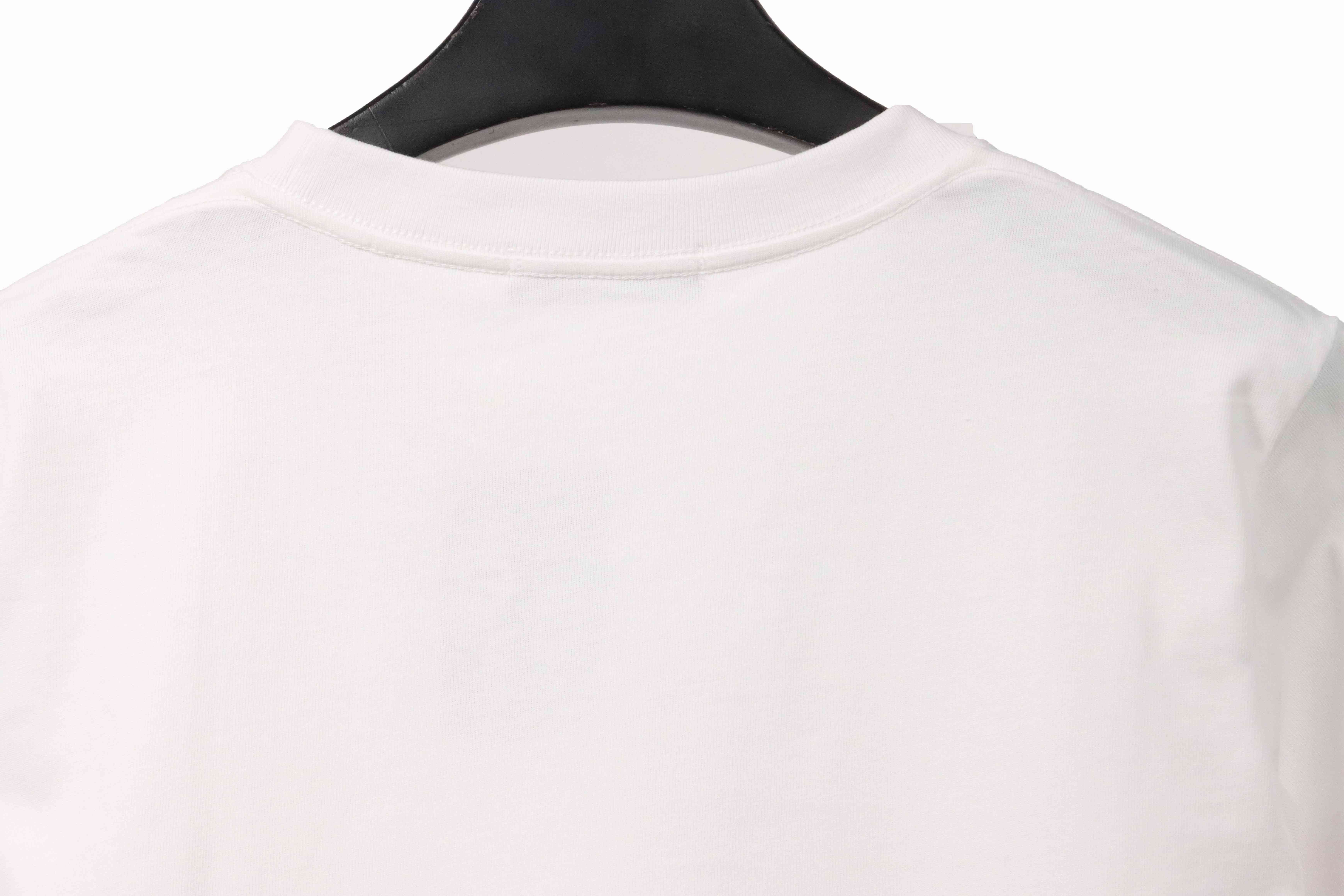 Balenciaga 3M Letters Short Sleeve White