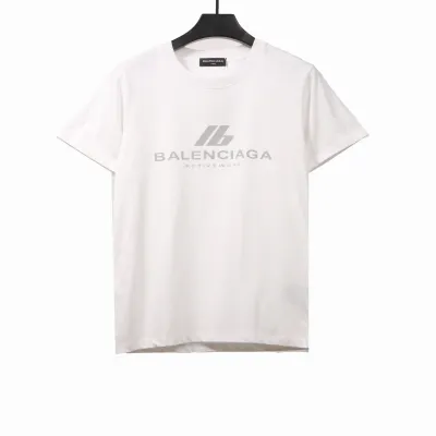 Balenciaga 3M Letters Short Sleeve White 01