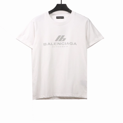 Balenciaga 3M Letters Short Sleeve White 01