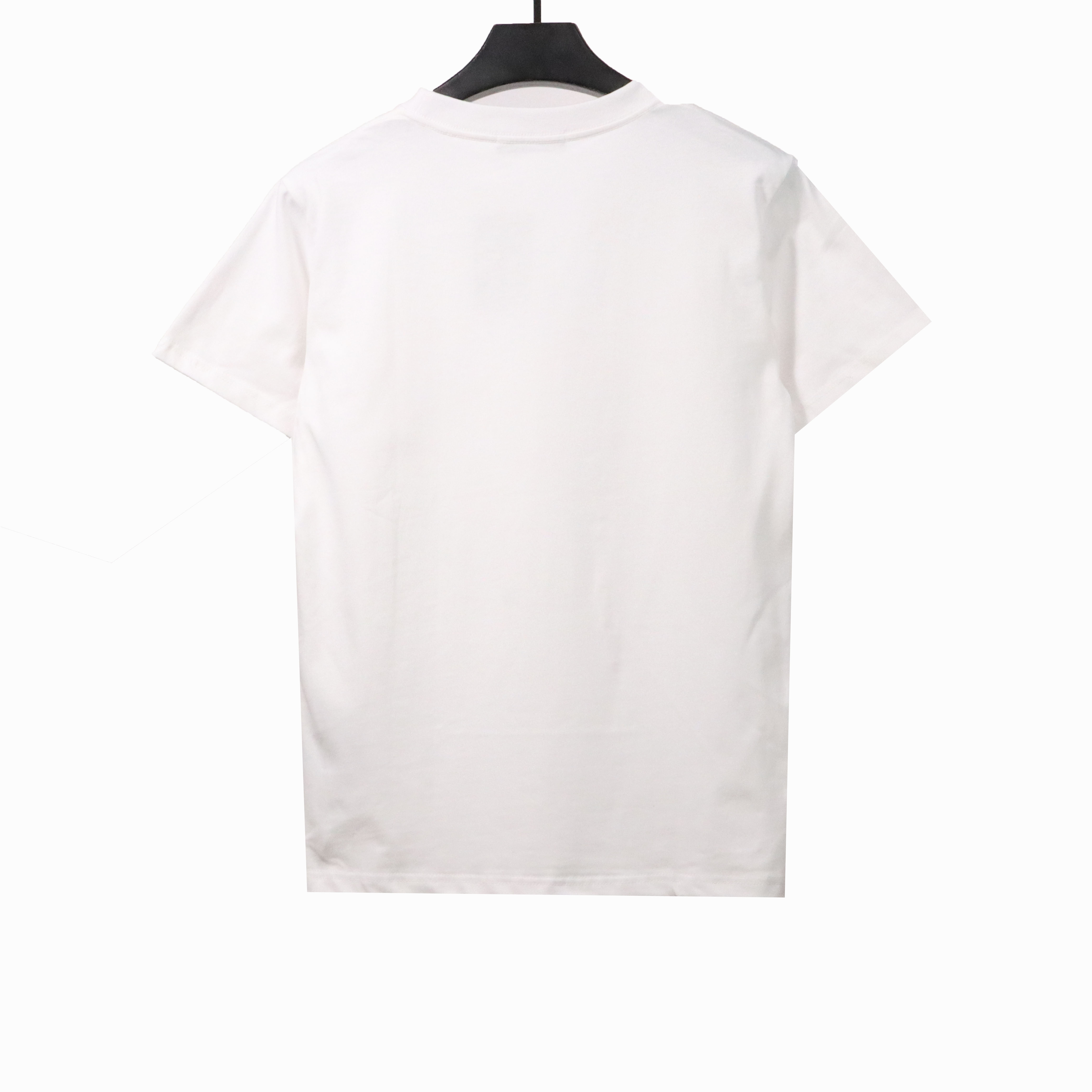 Balenciaga 3M Letters Short Sleeve White