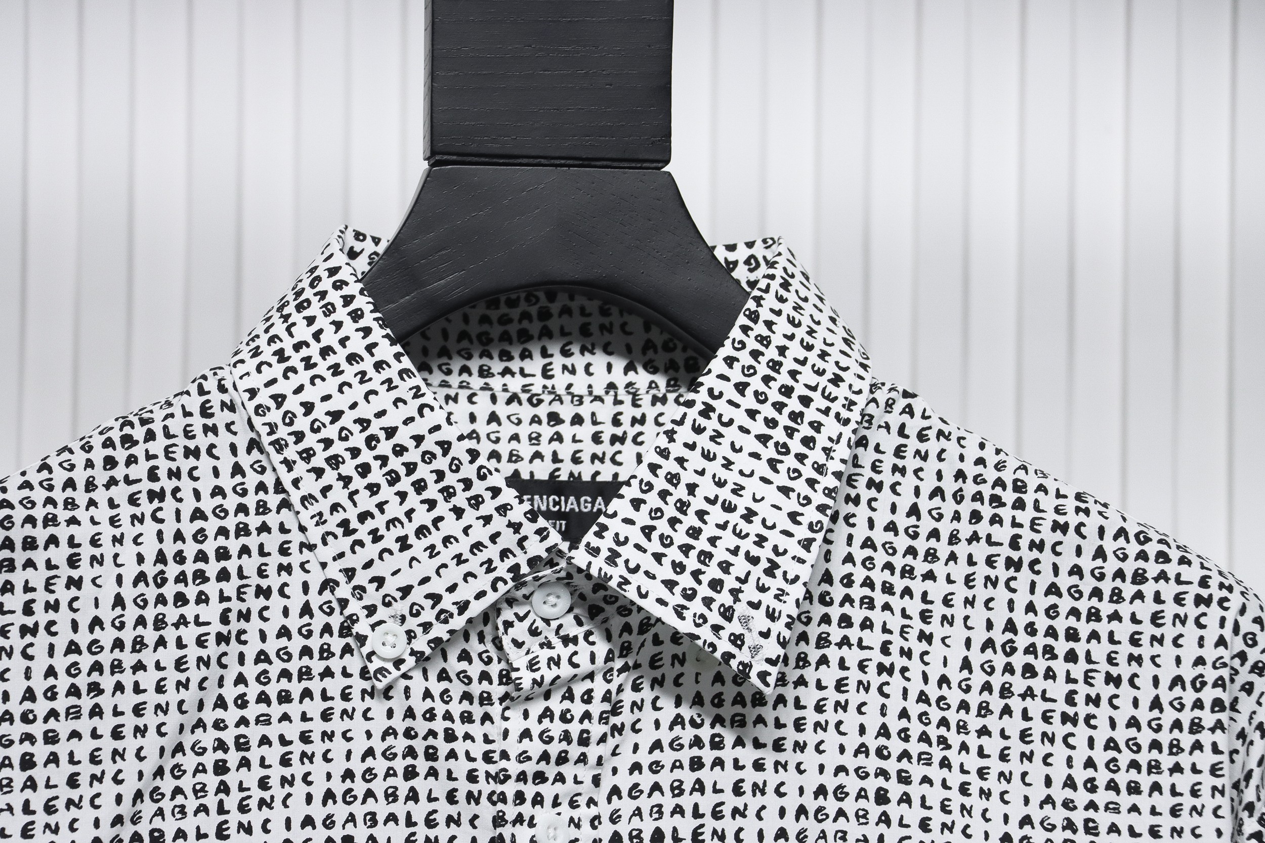 Balenciaga Archive Letter Font Barrage Long Sleeve Shirt