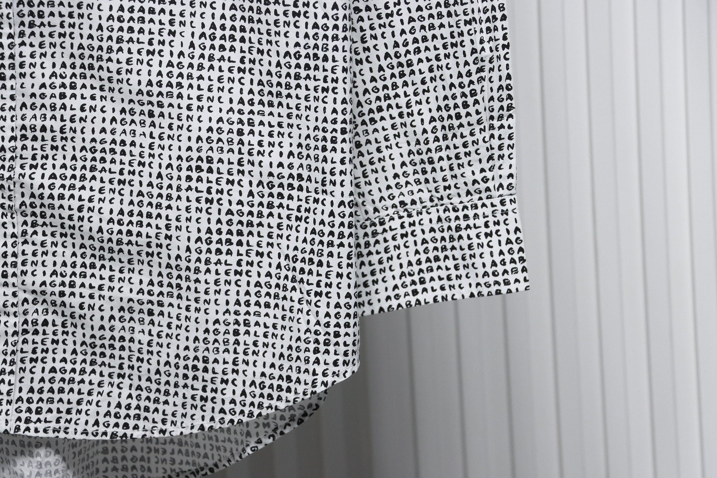 Balenciaga Archive Letter Font Barrage Long Sleeve Shirt