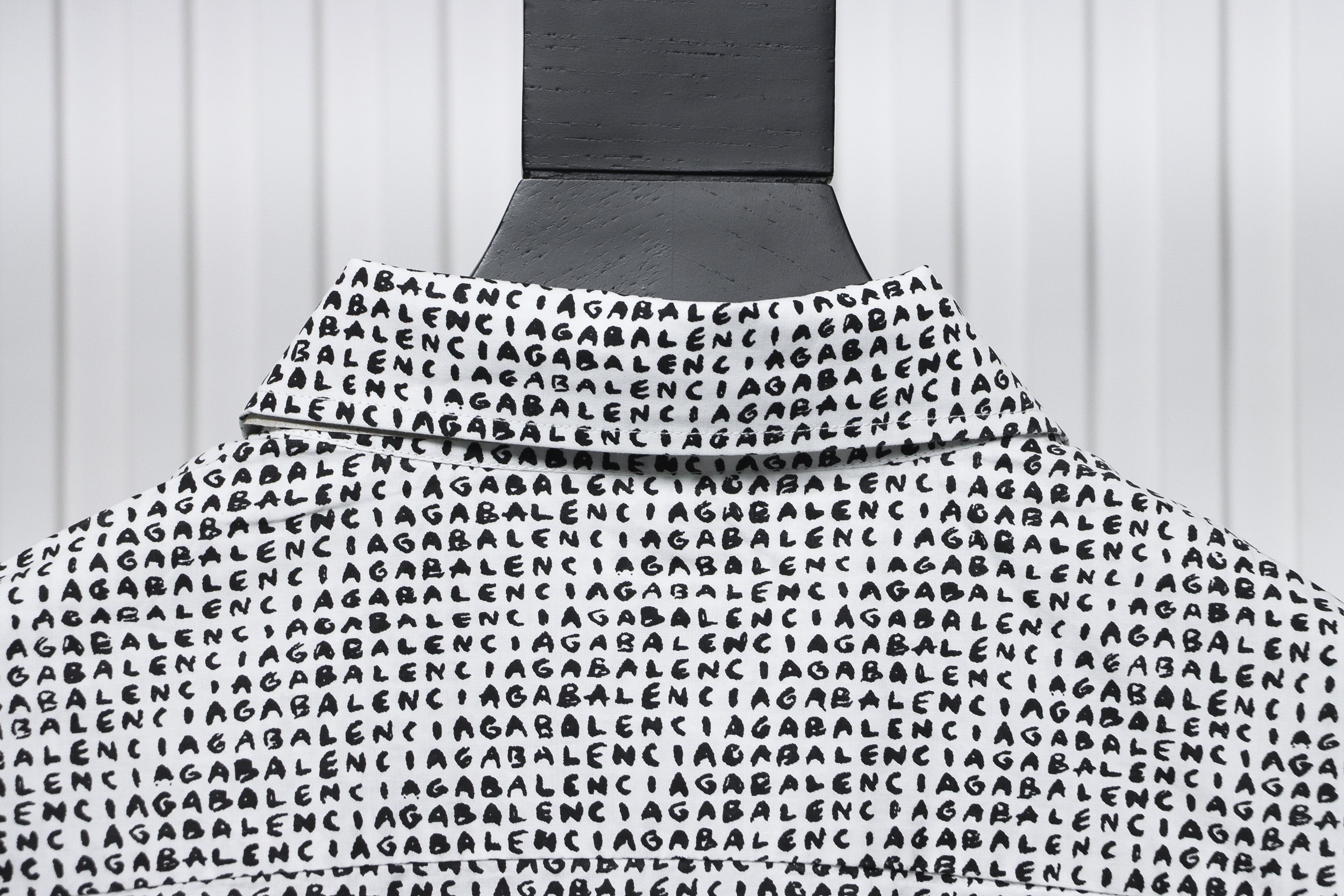 Balenciaga Archive Letter Font Barrage Long Sleeve Shirt