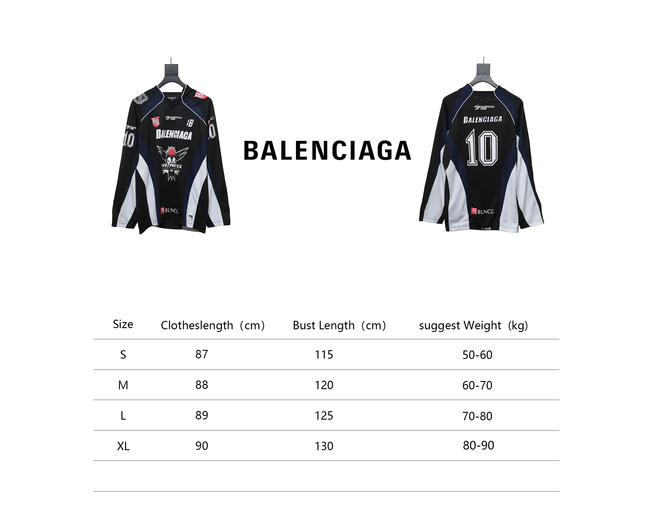 Balenciaga ASAP BARI Mesh Ice Hockey Uniform Black