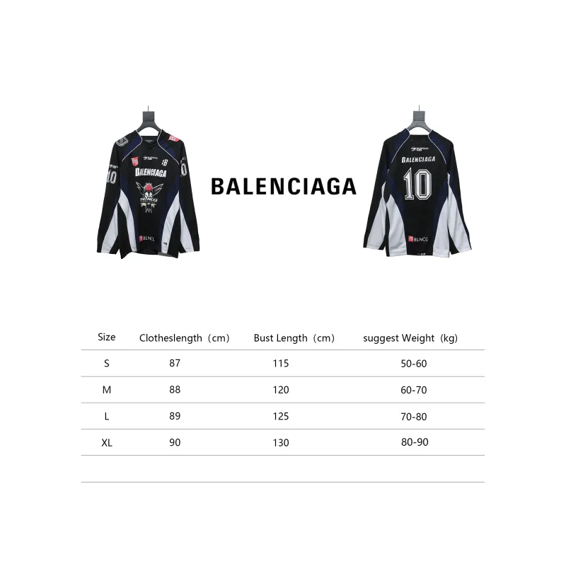 Balenciaga ASAP BARI Mesh Ice Hockey Uniform Black