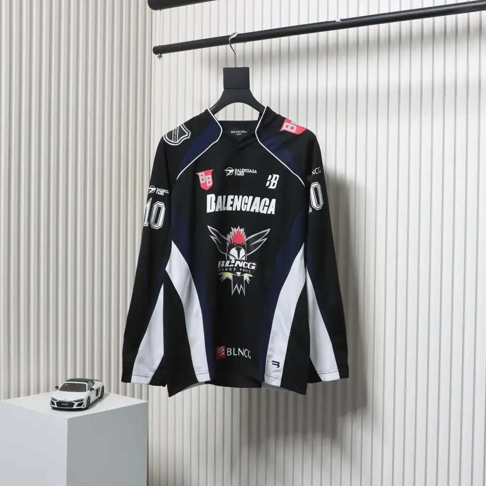 Balenciaga ASAP BARI Mesh Ice Hockey Uniform Black