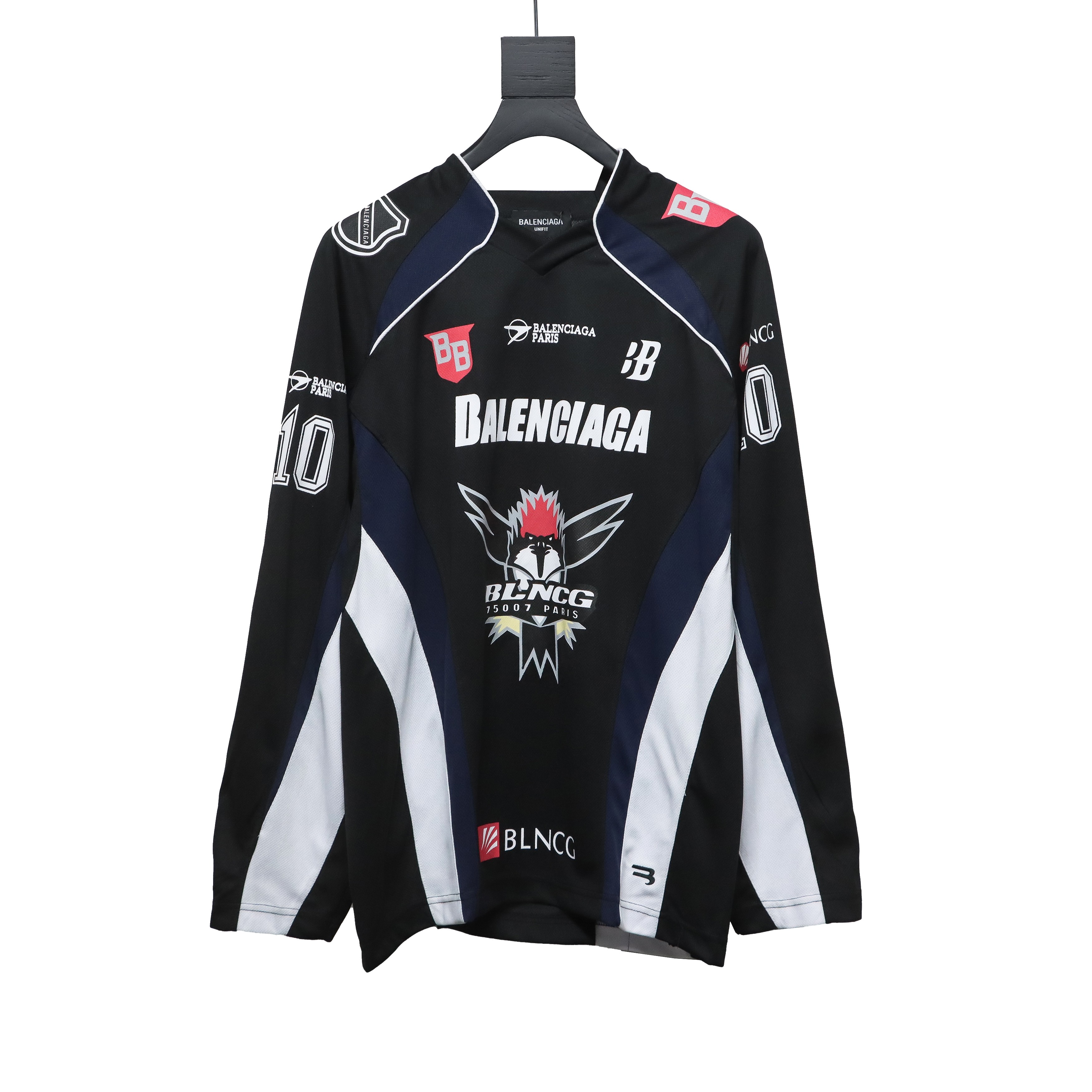 Balenciaga ASAP BARI Mesh Ice Hockey Uniform Black