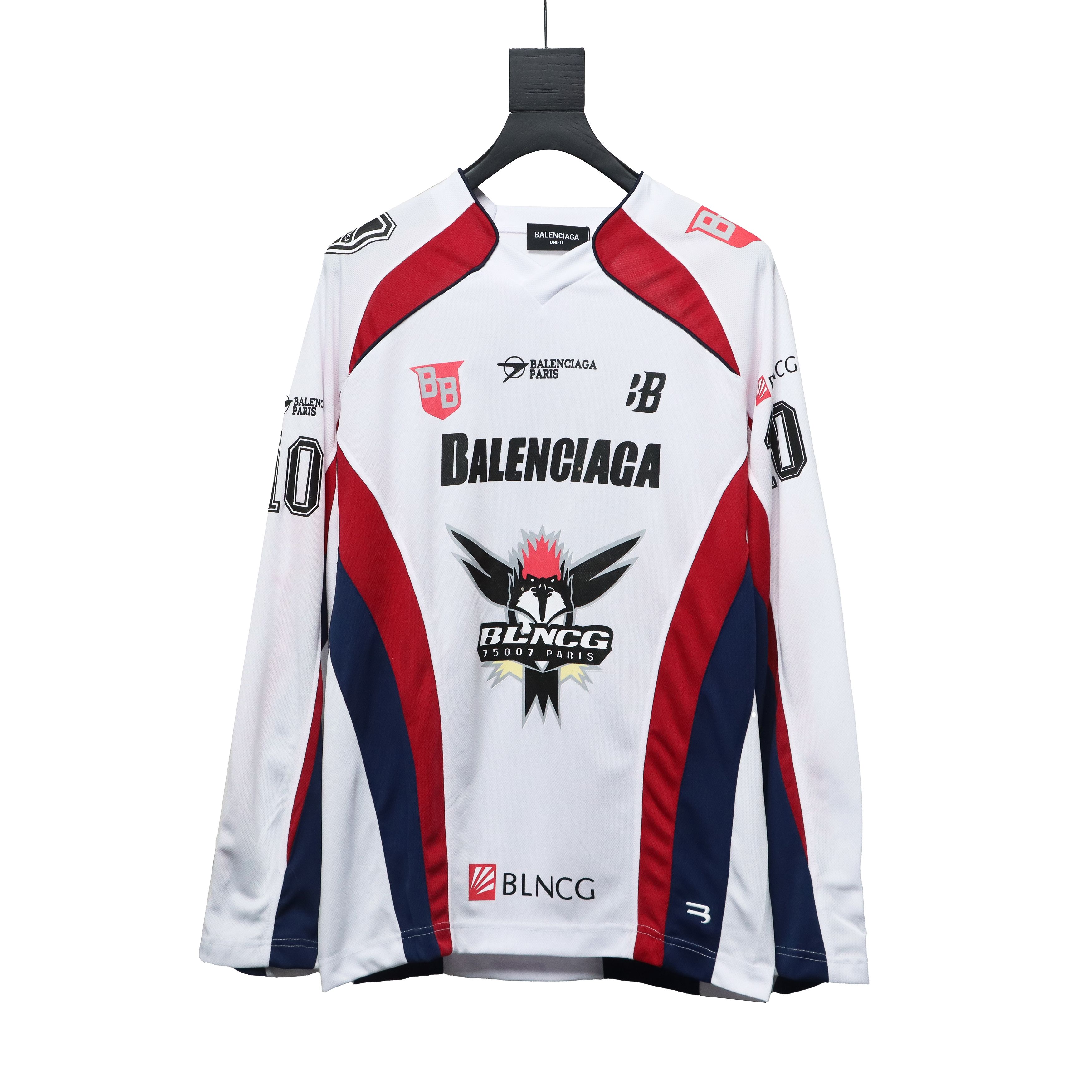 Balenciaga ASAP BARI Mesh Ice Hockey Uniform White