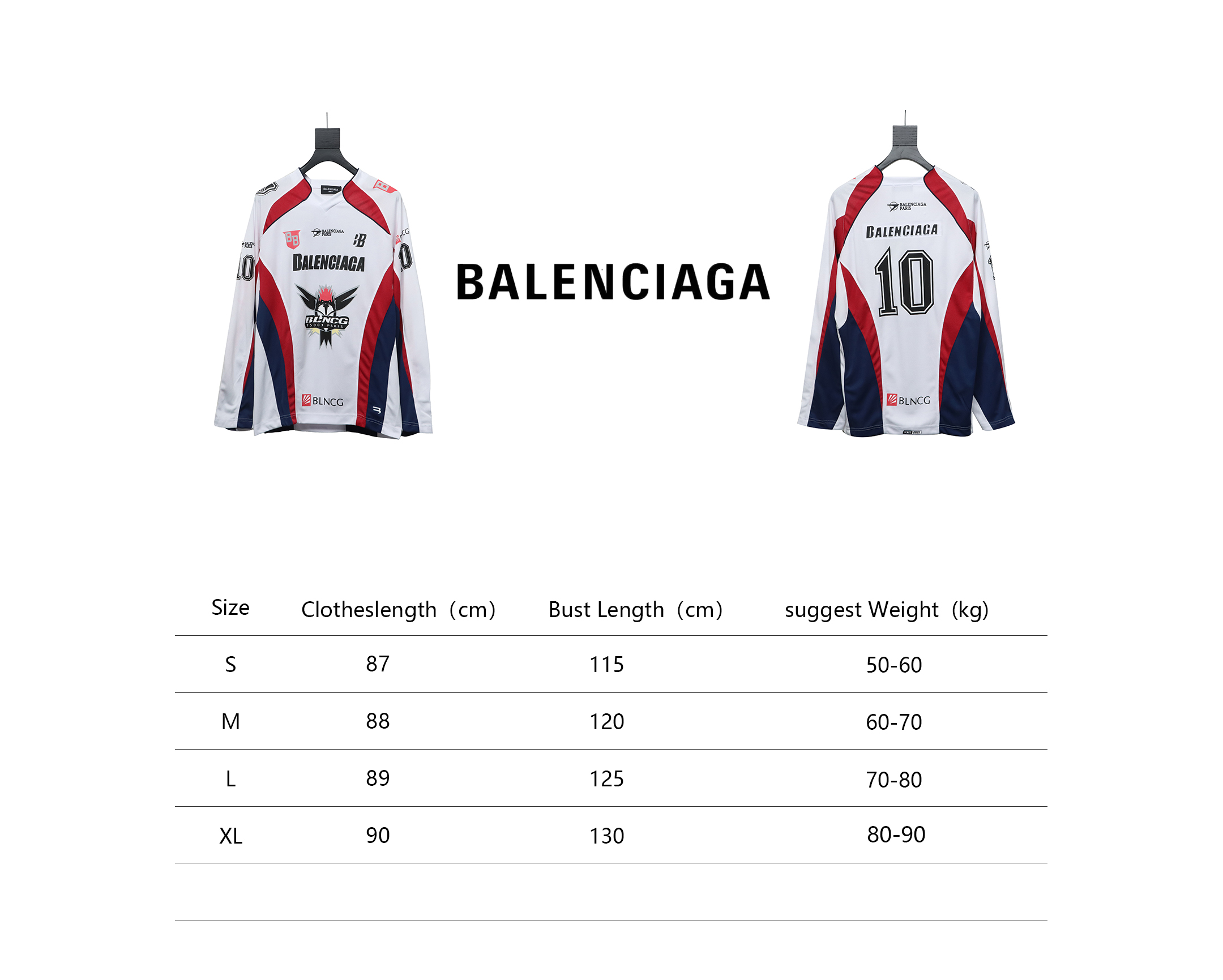 Balenciaga ASAP BARI Mesh Ice Hockey Uniform White