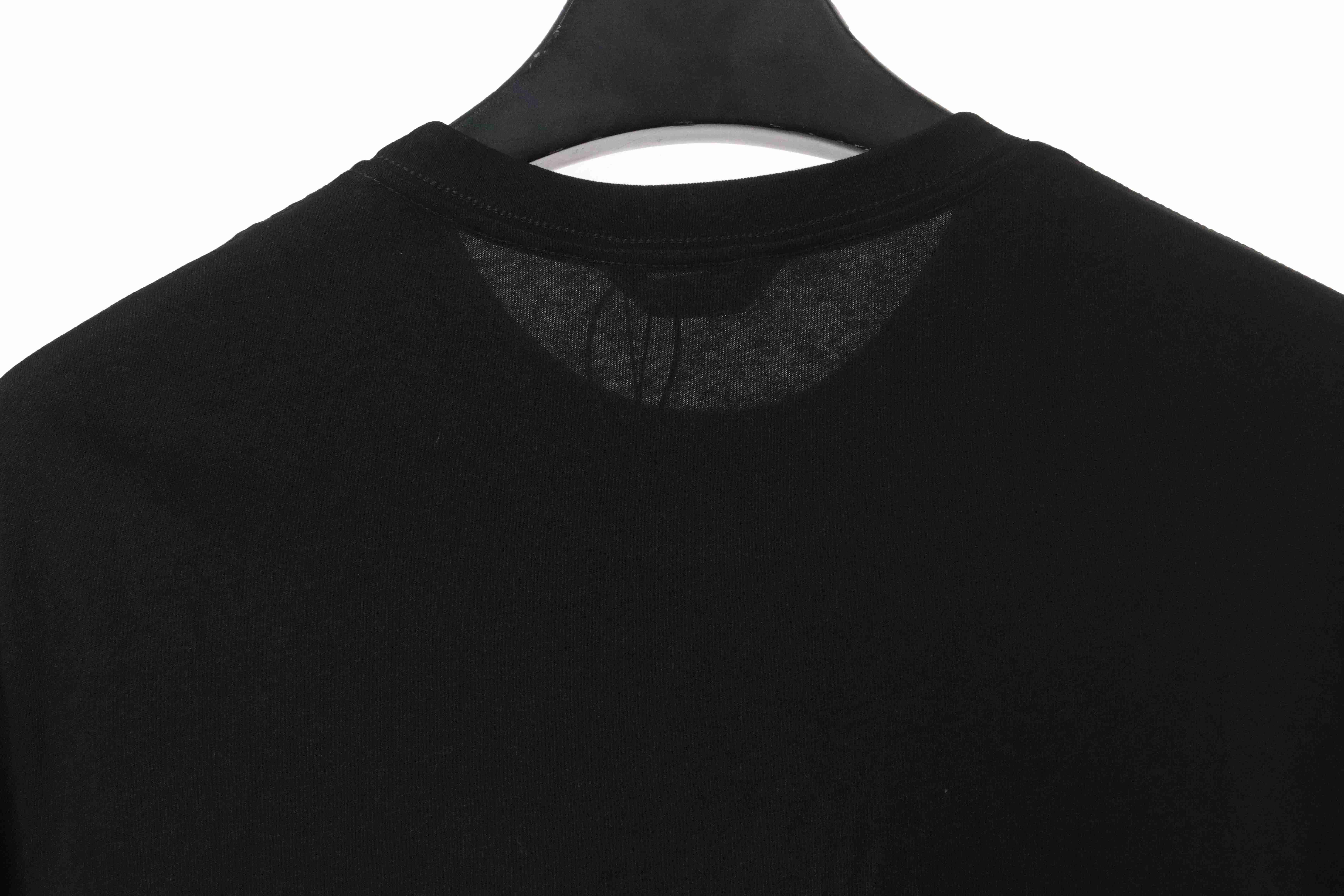 Balenciaga Baby Yoda Printed Short Sleeve Black