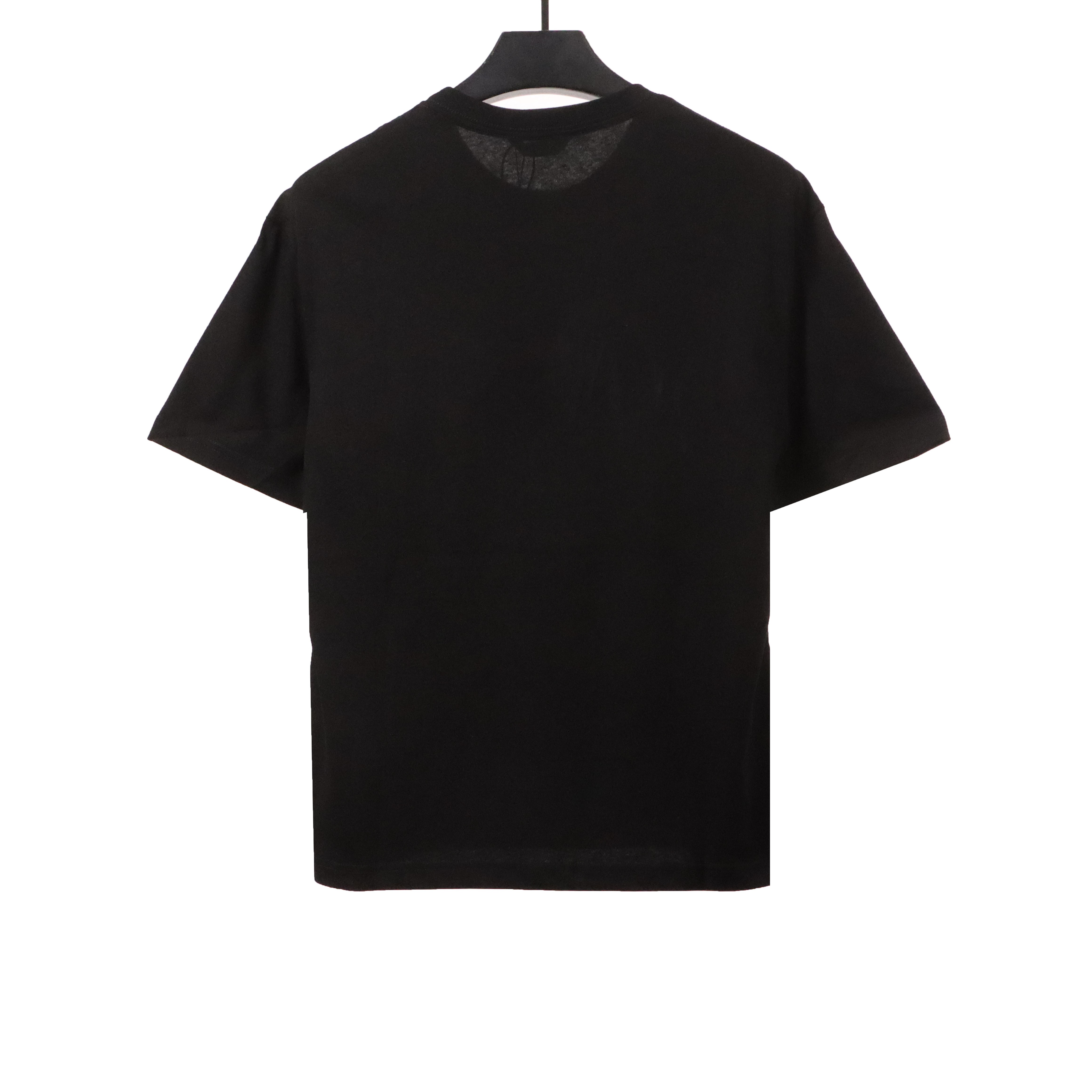 Balenciaga Baby Yoda Printed Short Sleeve Black