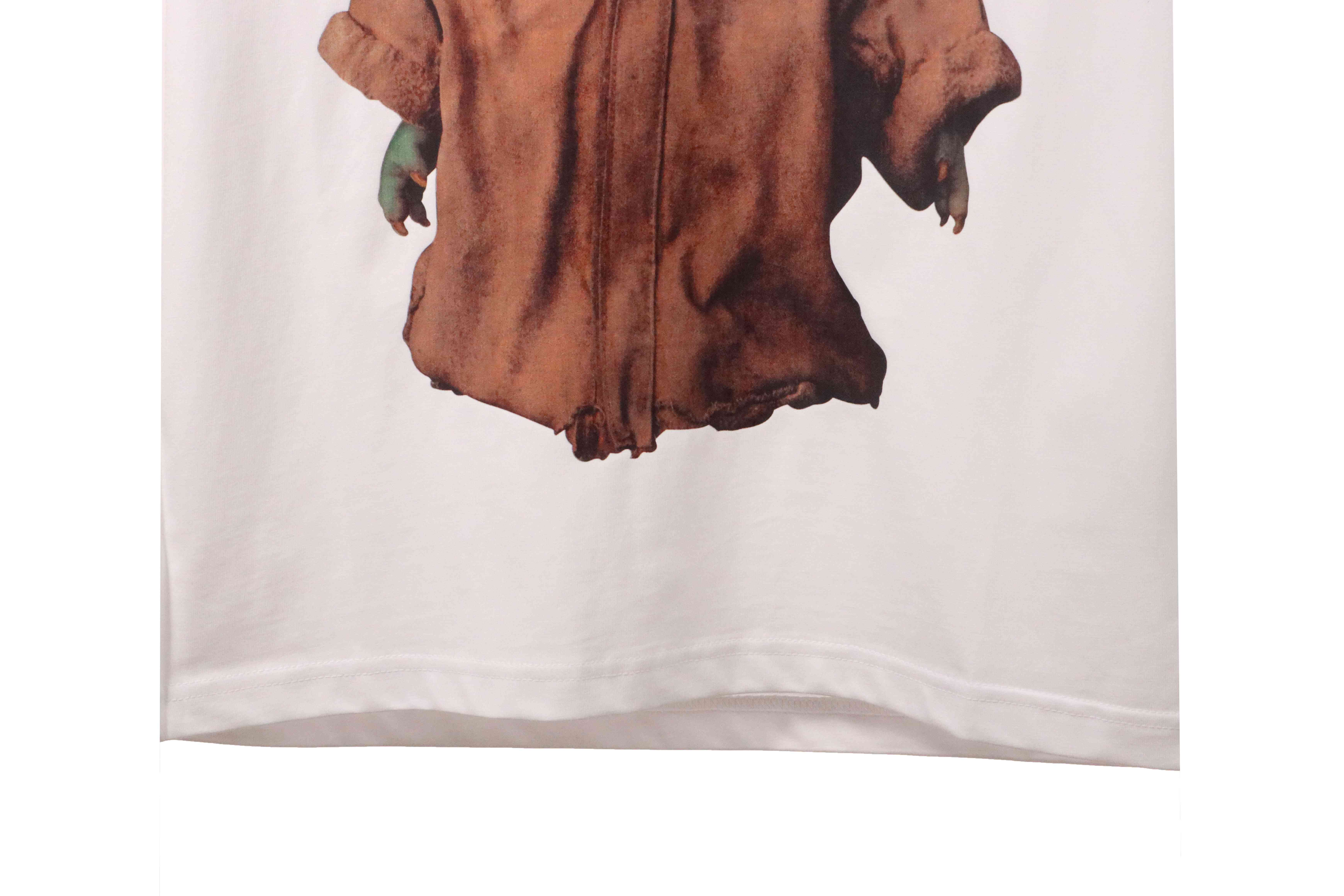 Balenciaga Baby Yoda Printed Short Sleeve White