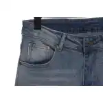 Balenciaga Back Pocket Logo Print Denim Trousers