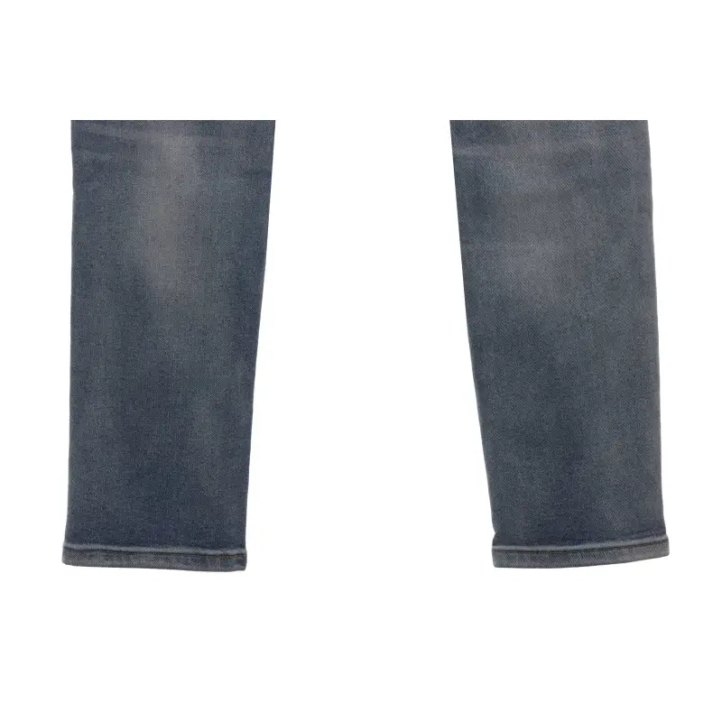 Balenciaga Back Pocket Logo Print Denim Trousers