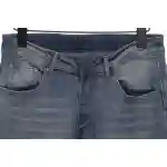 Balenciaga Back Pocket Logo Print Denim Trousers