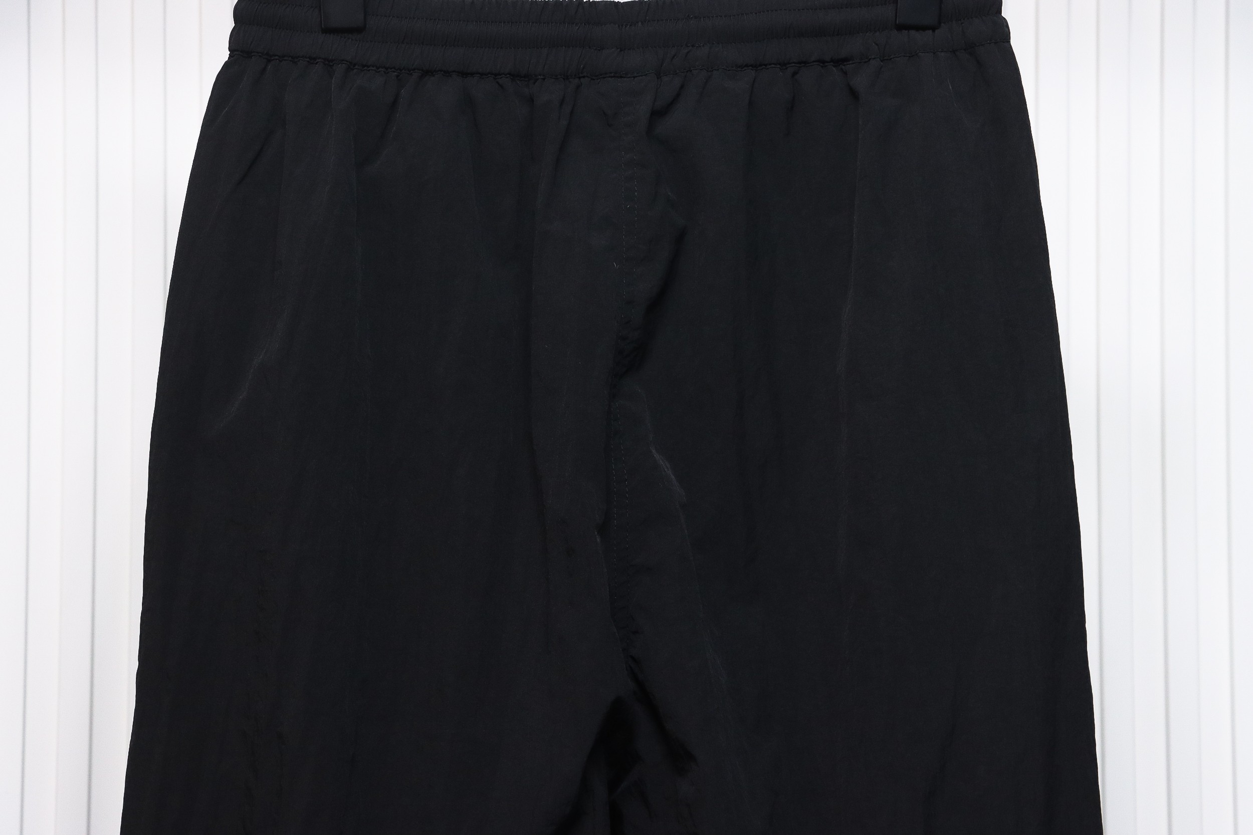 Balenciaga Catwalk 3B Embroidered All-Black Sports Suit Trousers